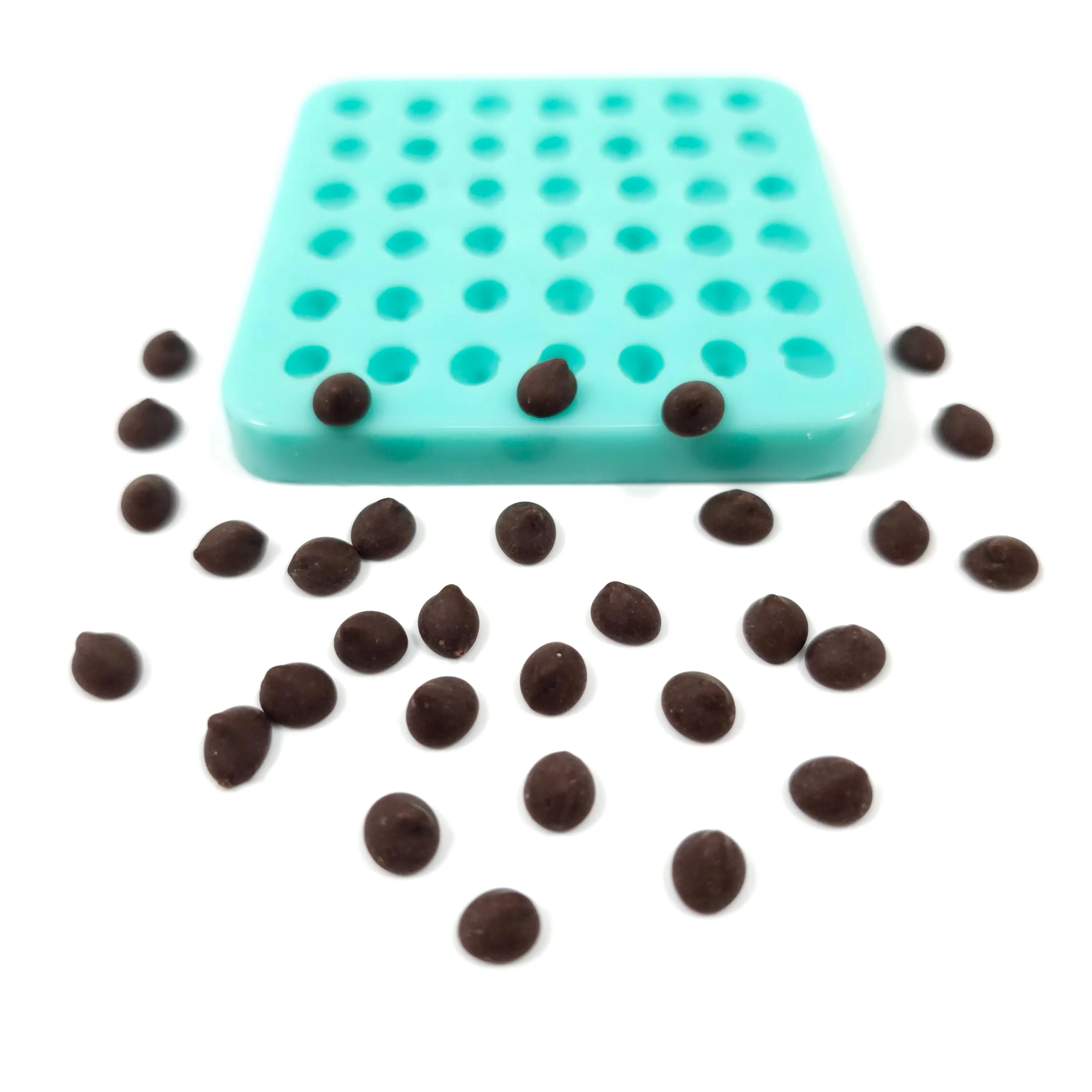 Chocolate drops mold mini Chocolate chip mold Candle Silicone Mold Soap Mold for Resin Wax melts mold Wax melts