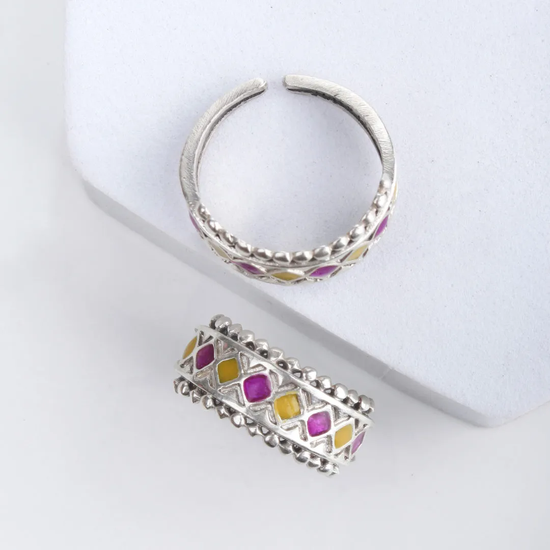 Chuski Silver Toe Ring By Moha