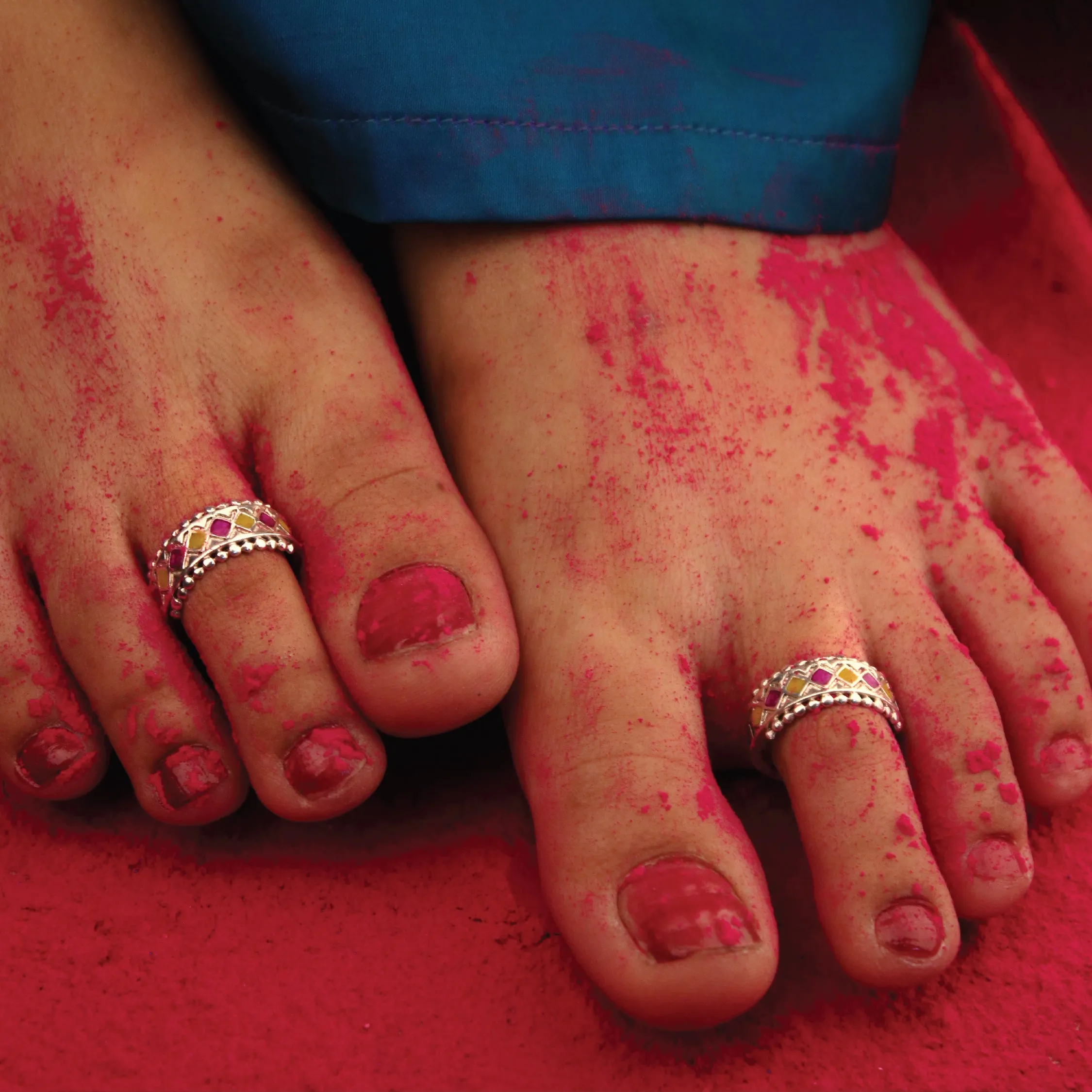 Chuski Silver Toe Ring By Moha