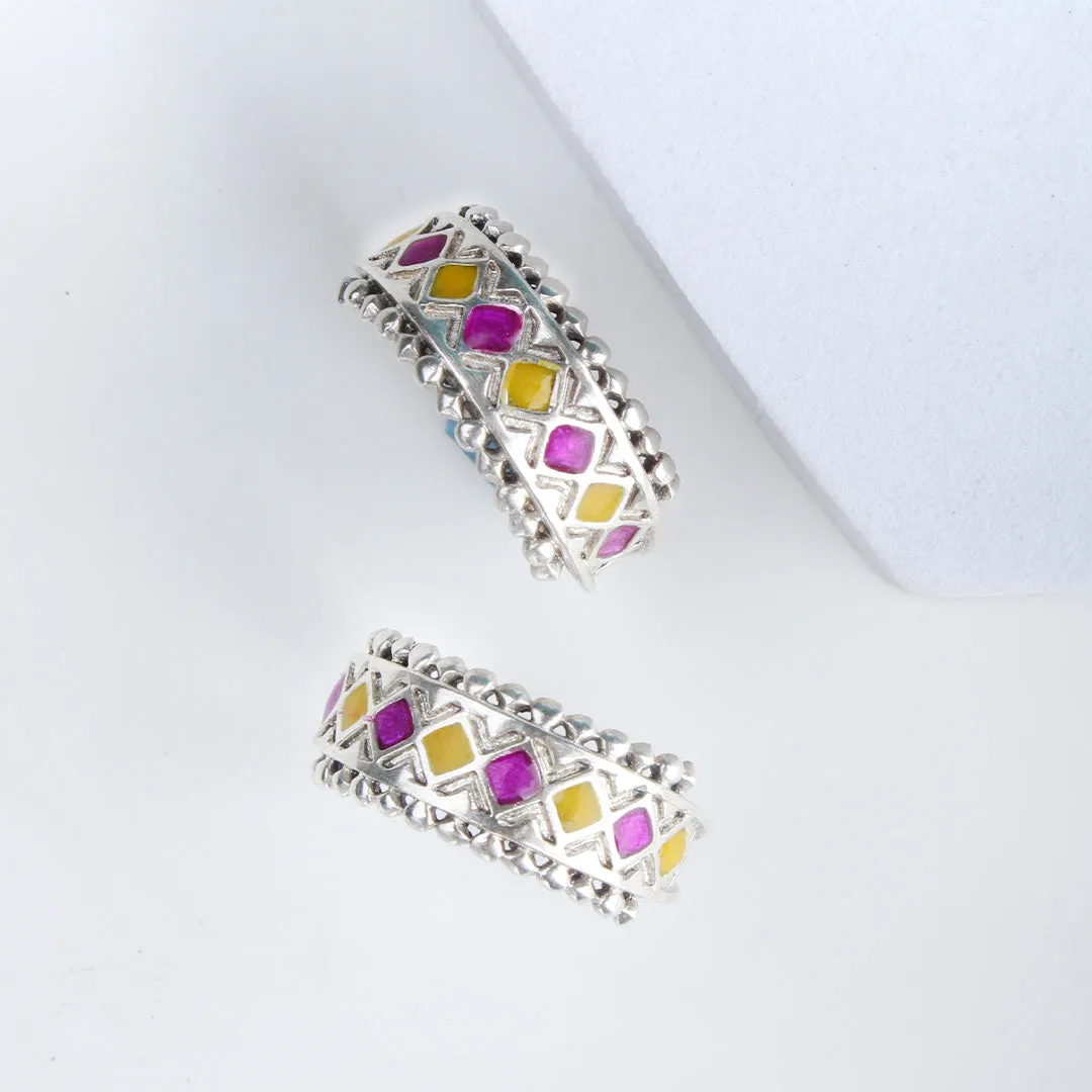 Chuski Silver Toe Ring By Moha