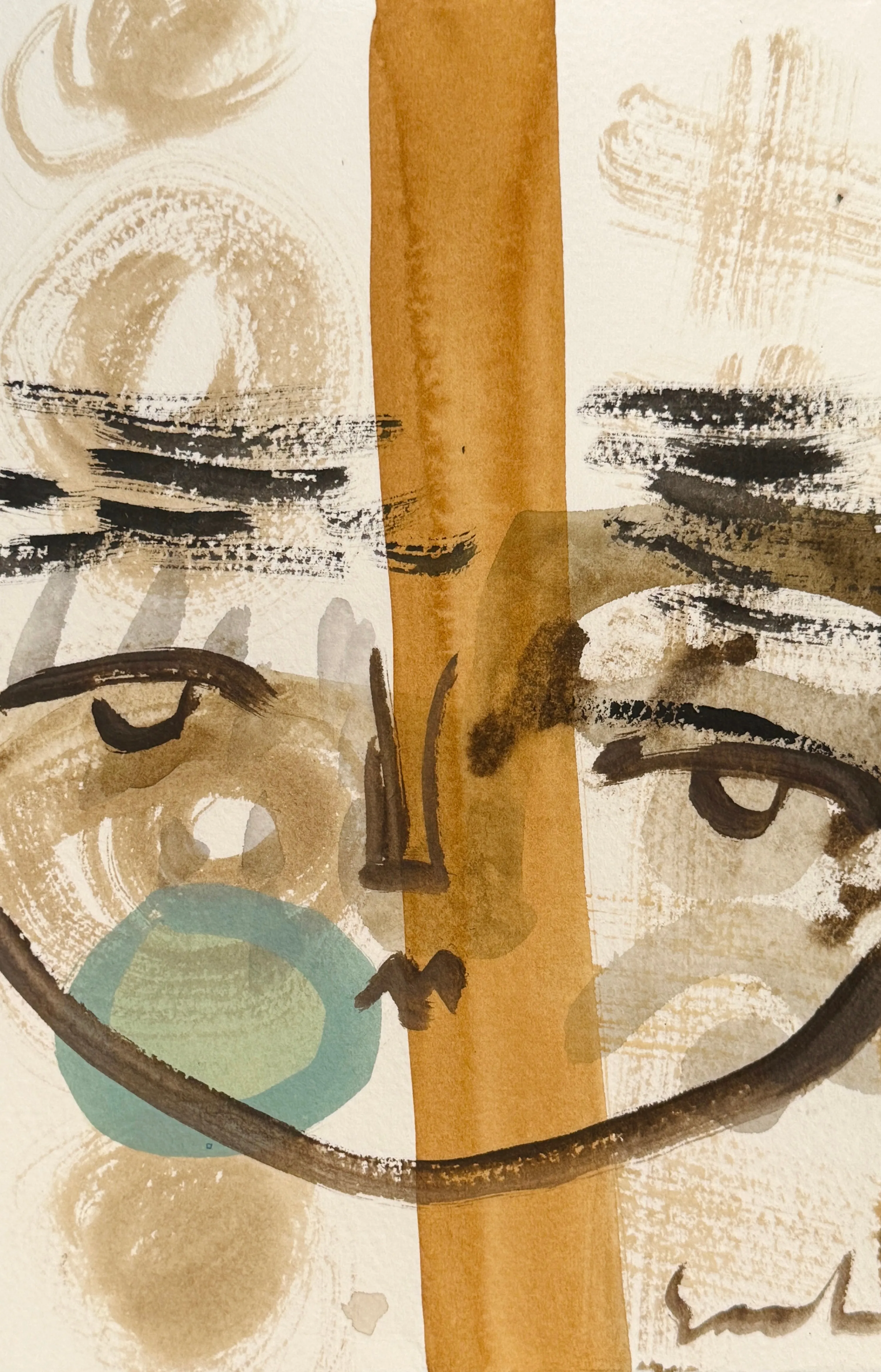 Circle Face - 7.5 x 5.5