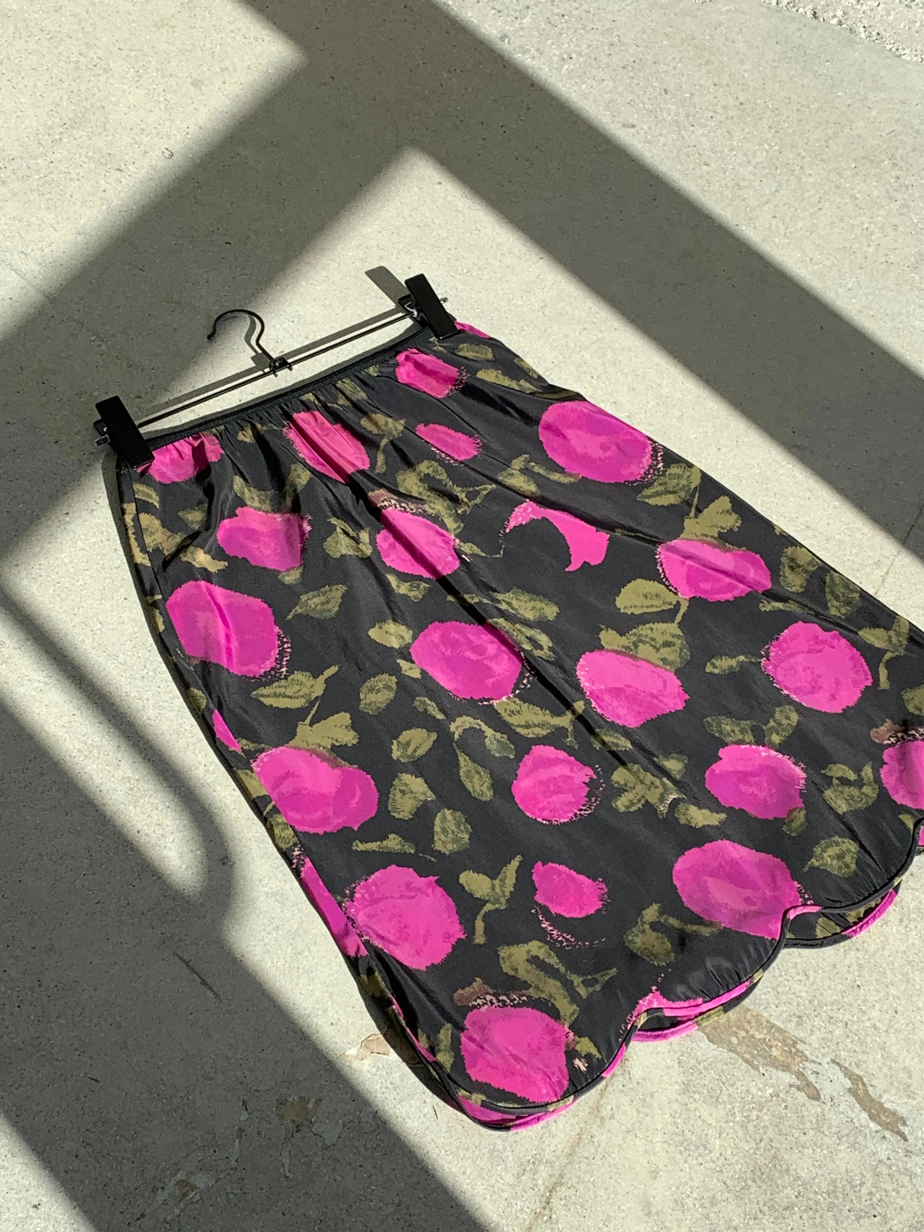 colorful 50s slip skirt