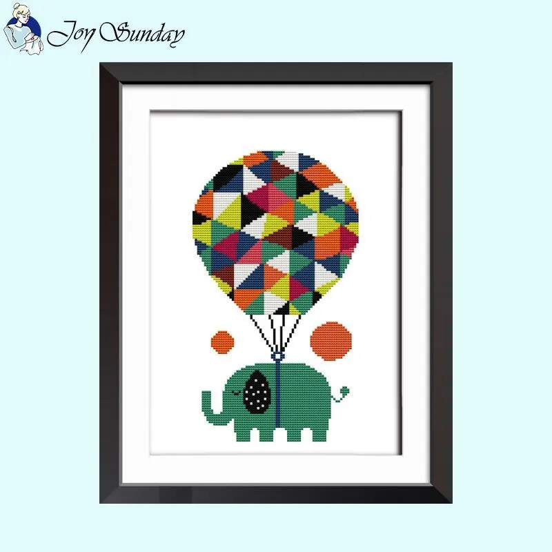 Colorful Fox Joy Sunday Cross Stitch
