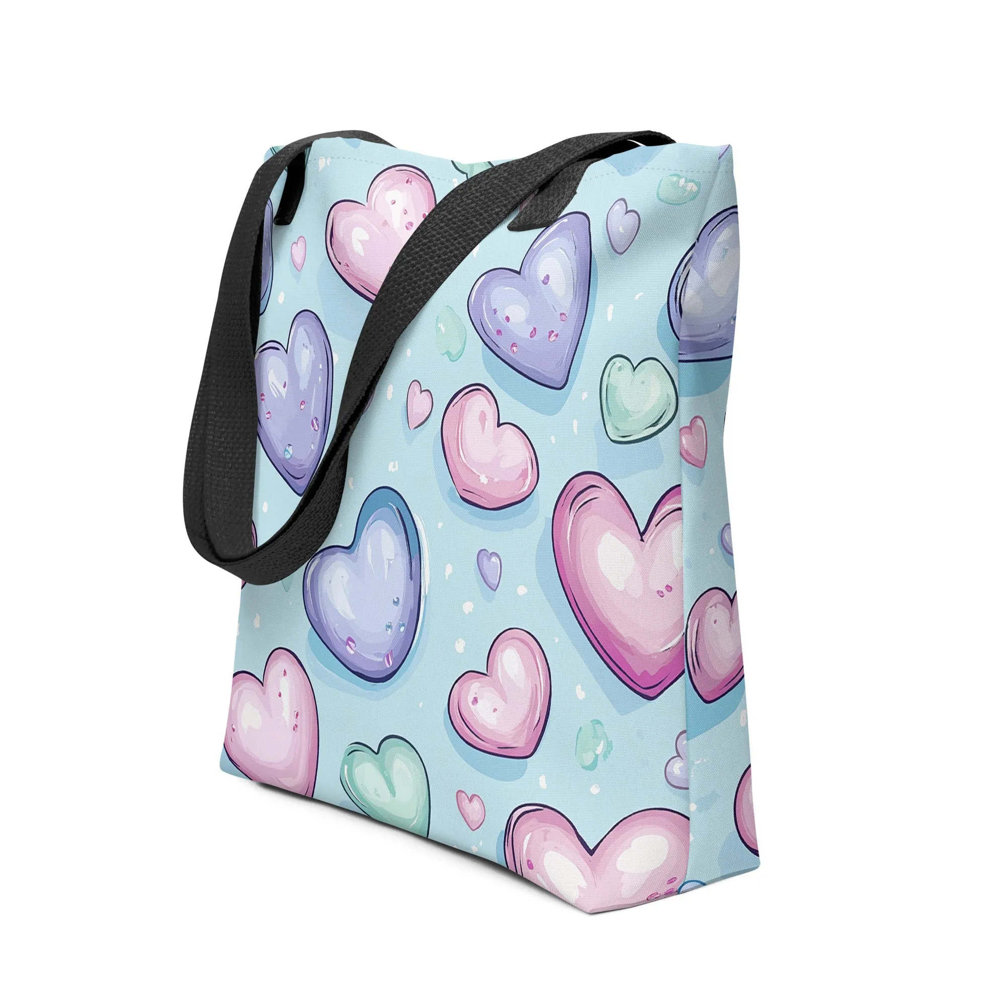 Colorful Hearts - Tote Bag