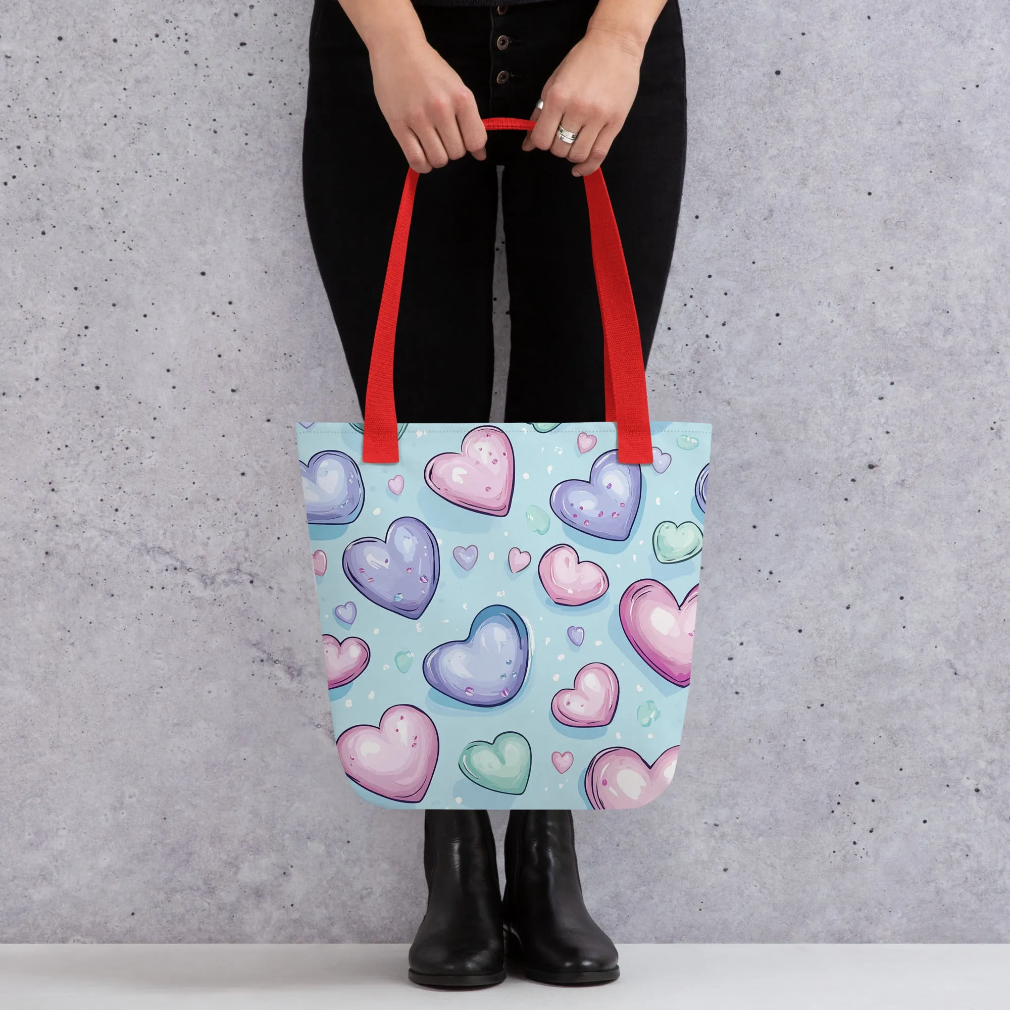Colorful Hearts - Tote Bag