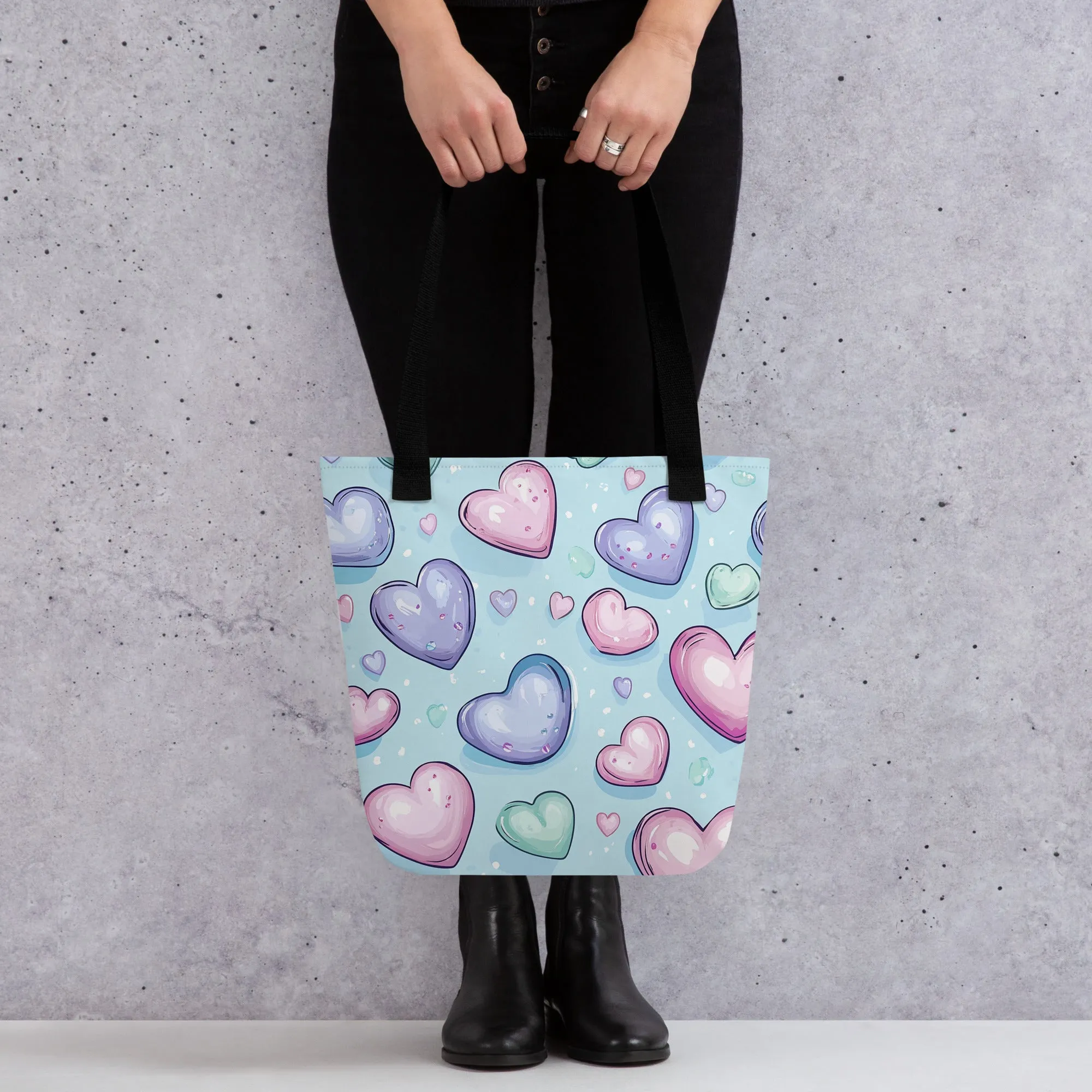 Colorful Hearts - Tote Bag