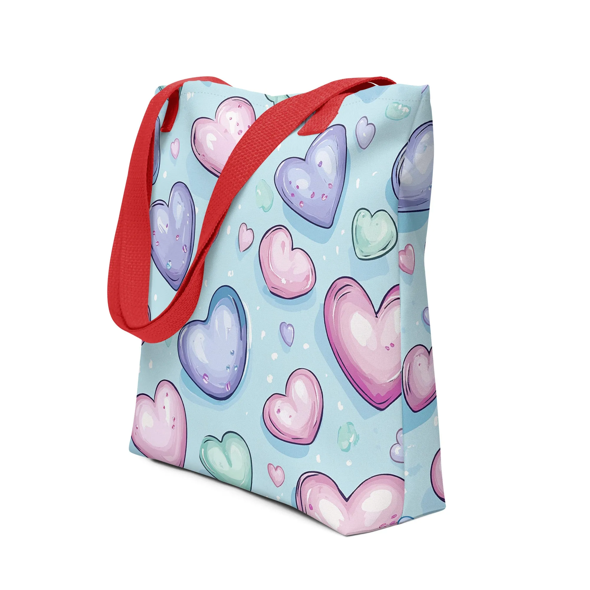 Colorful Hearts - Tote Bag