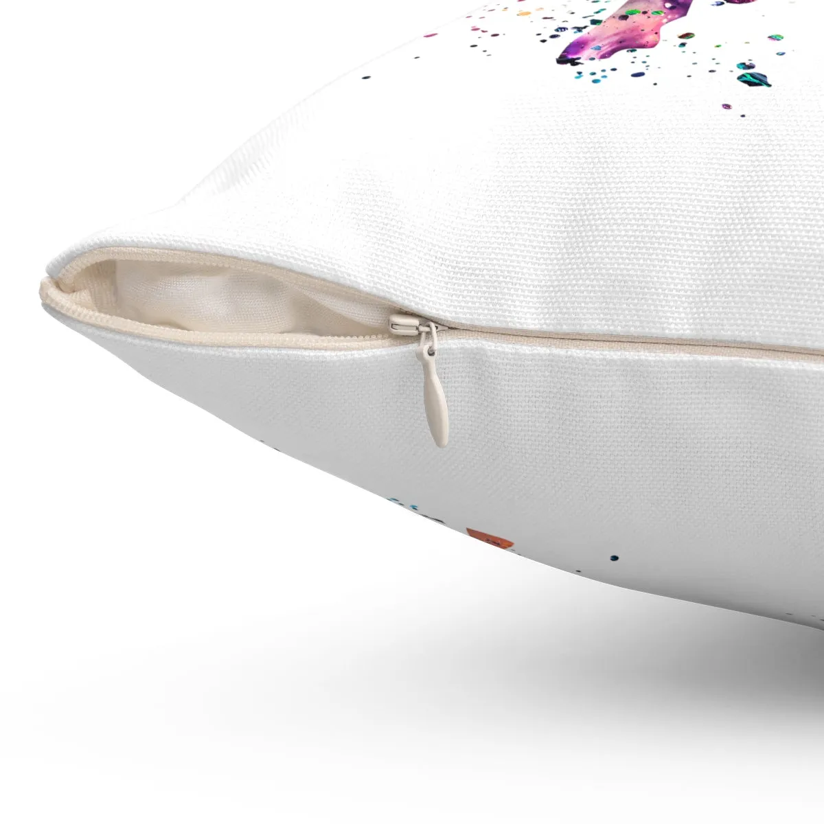 Colorful Horse  Square Pillow