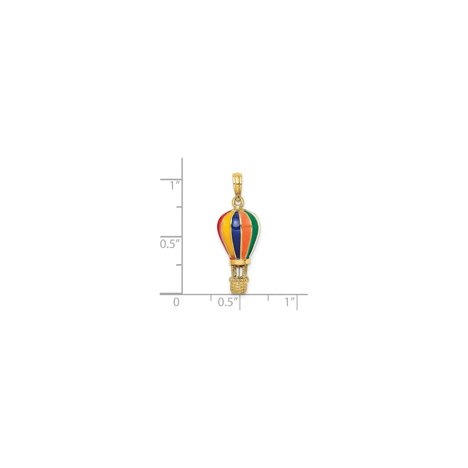 Colorful Hot Air Balloon Pendant
