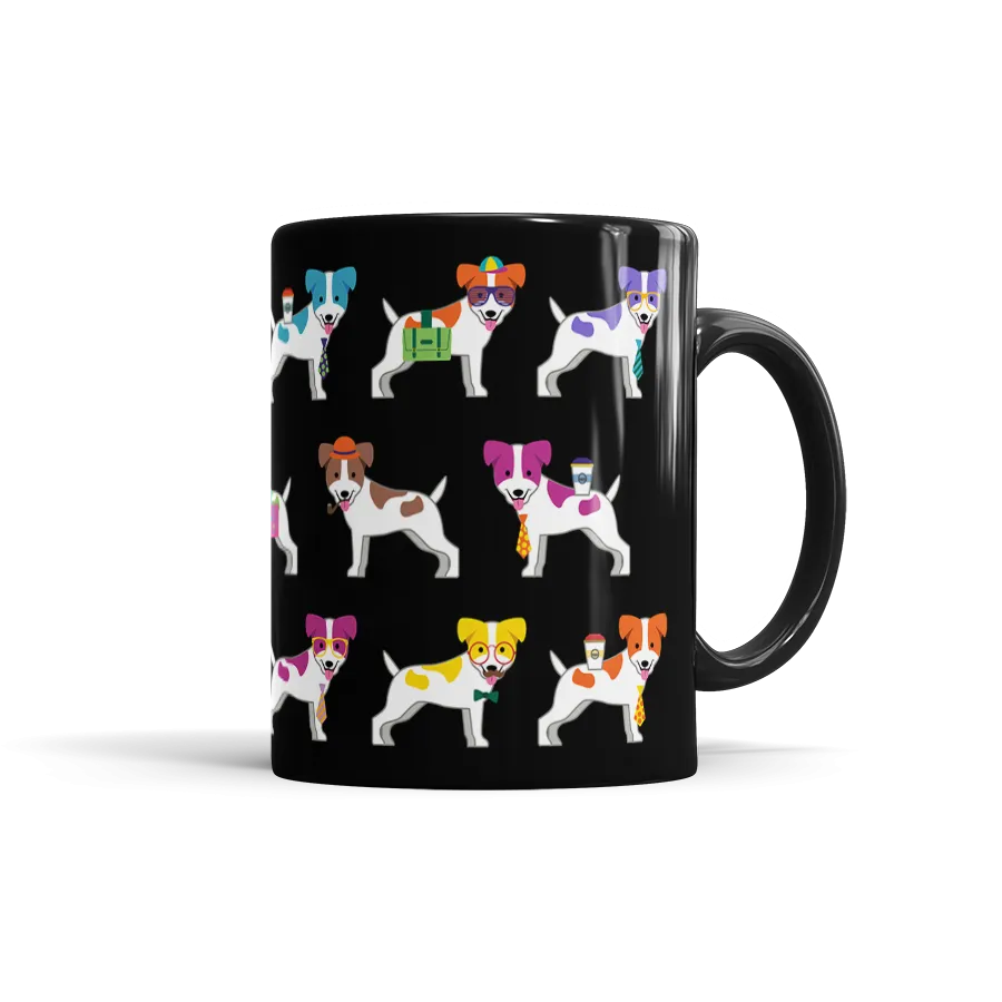 Colorful Jack Russell Terrier Mug