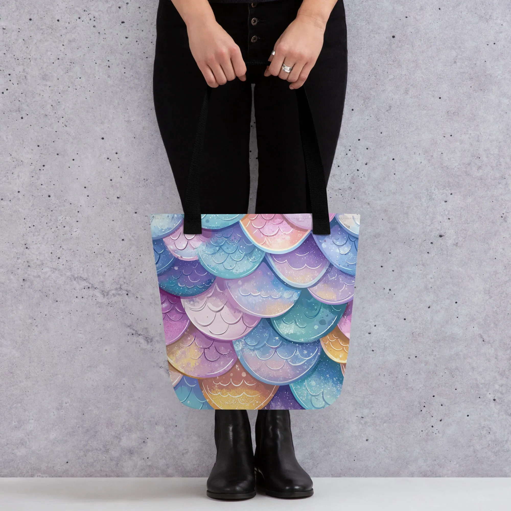 Colorful Mermaid Scales - Tote Bag