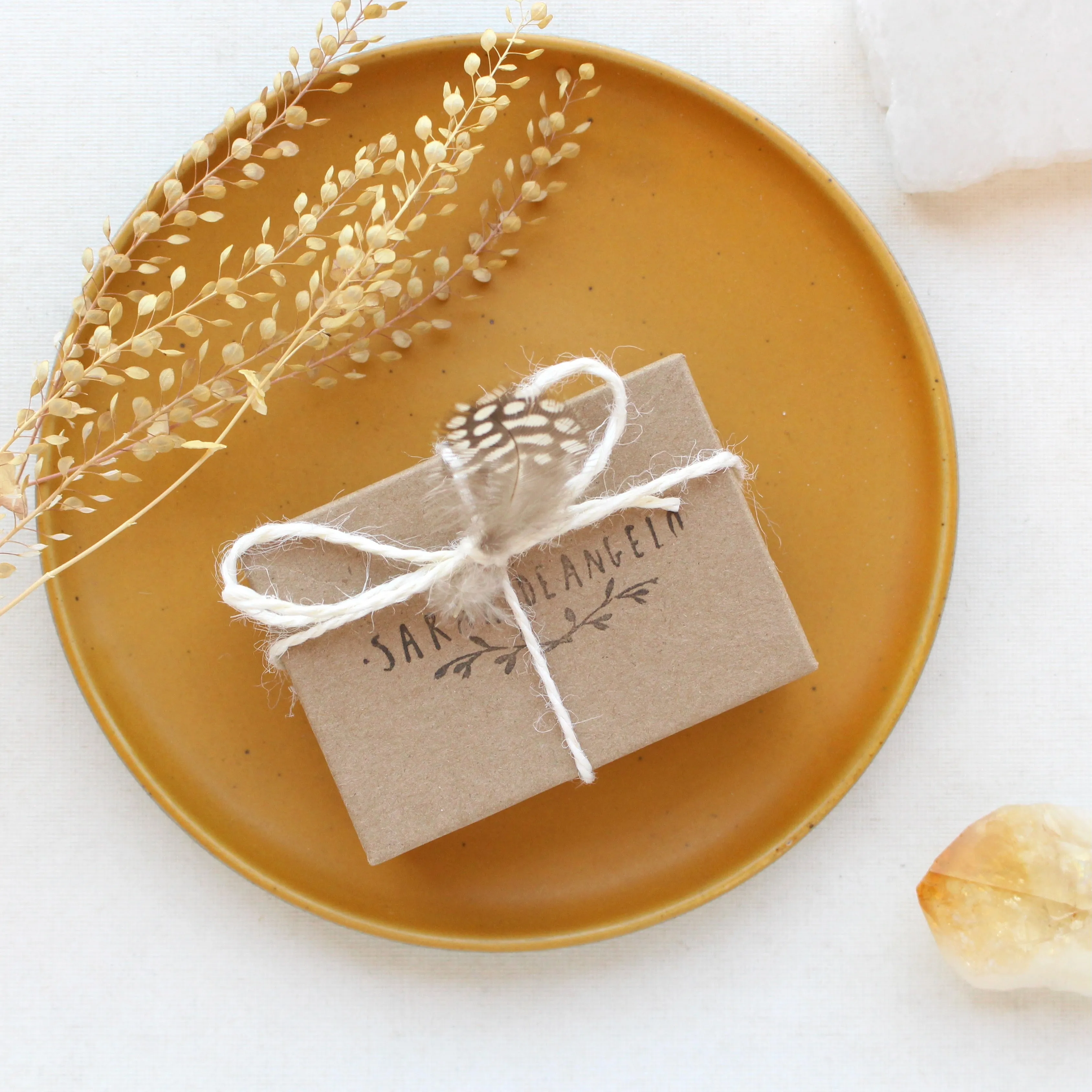 Copper Bee & Textured Silver Ring