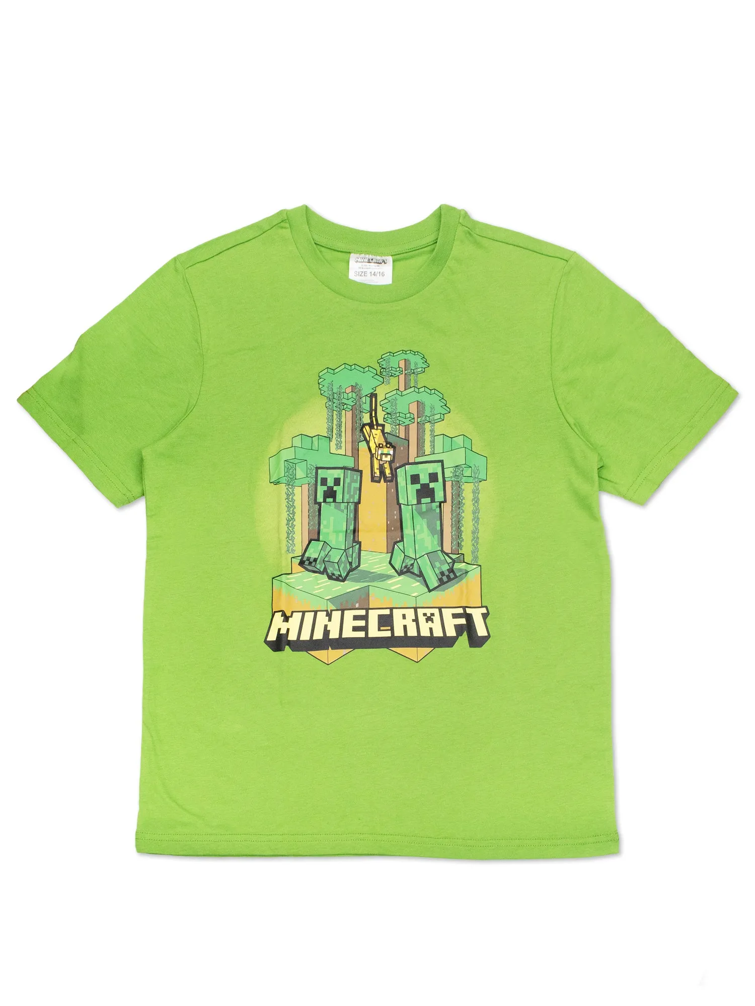CultureFly Minecraft TNT Collectible Box, Collector's Activity & T-Shirt Gift Box, 8pc
