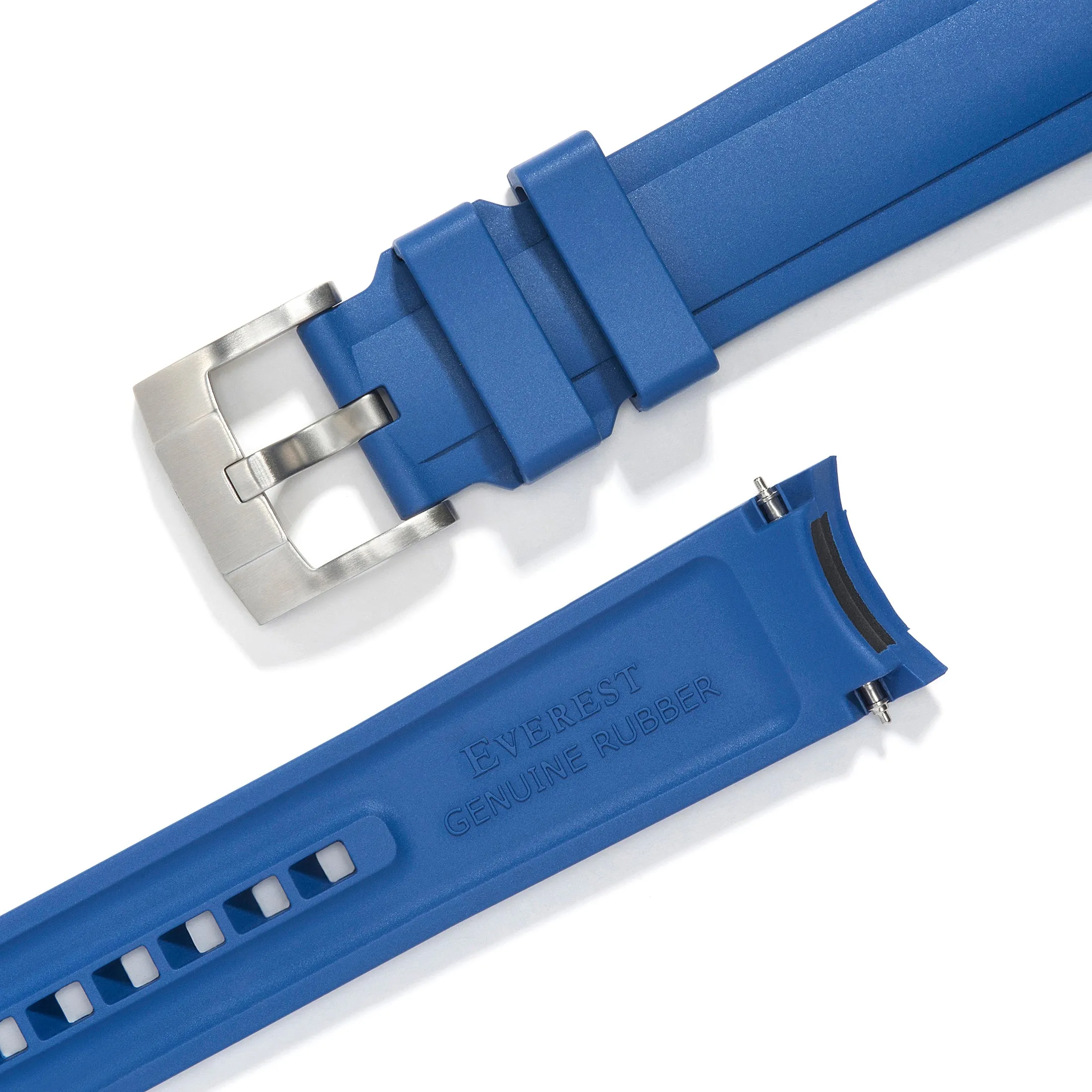 Curved End Rubber Strap for Rolex Explorer II 42mm with Tang Buckle (Produced between 2011-2020)