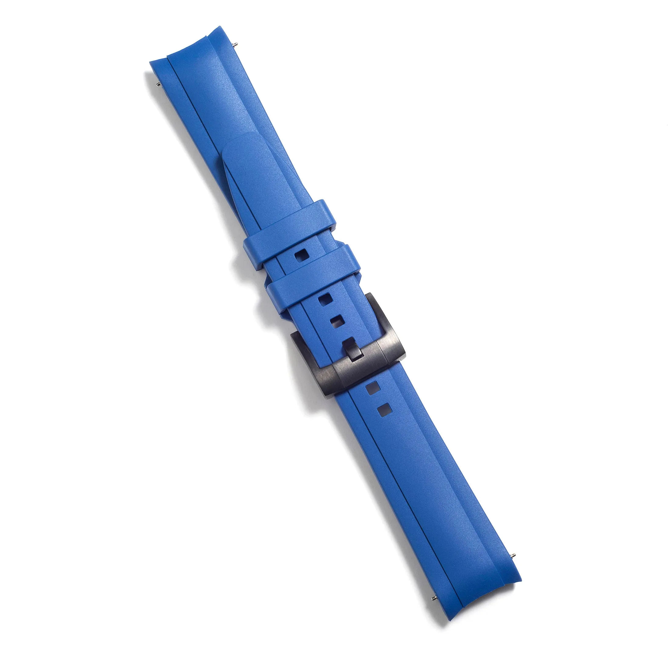 Curved End Rubber Strap for Rolex Explorer II 42mm with Tang Buckle (Produced between 2011-2020)