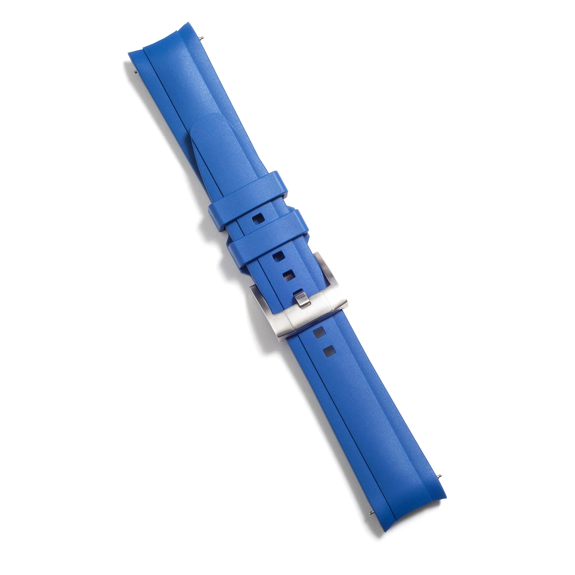 Curved End Rubber Strap for Rolex Explorer II 42mm with Tang Buckle (Produced between 2011-2020)