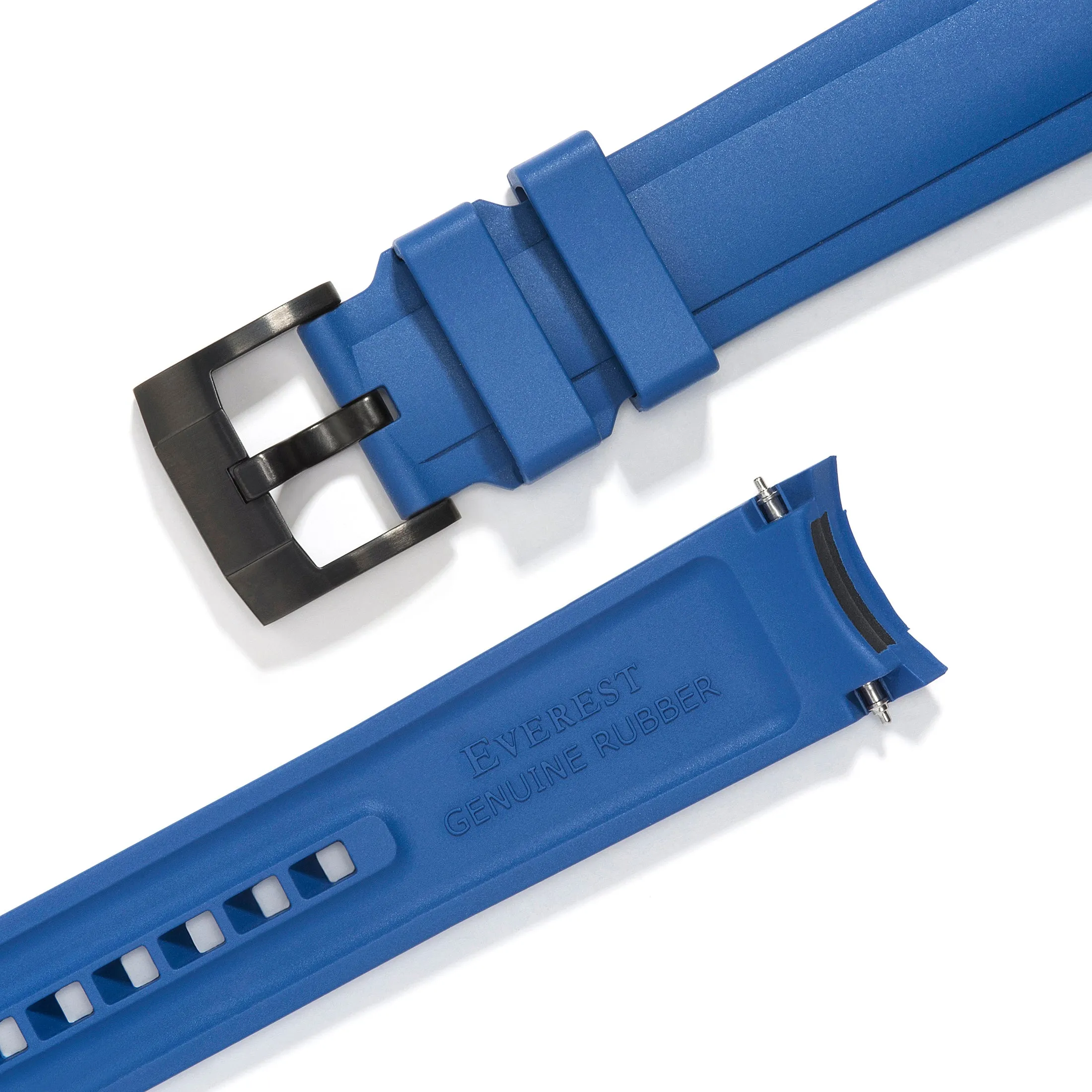 Curved End Rubber Strap for Rolex Explorer II 42mm with Tang Buckle (Produced between 2011-2020)