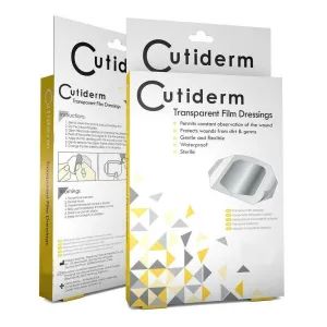 Cutiderm Transparent Film Dressings 100mm x 120mm x 10
