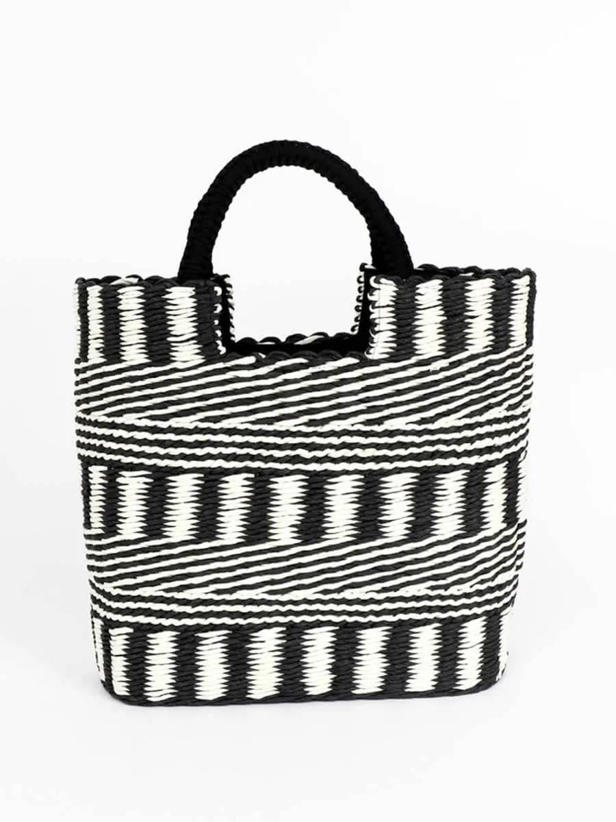 Dahlia Bag in Black/White