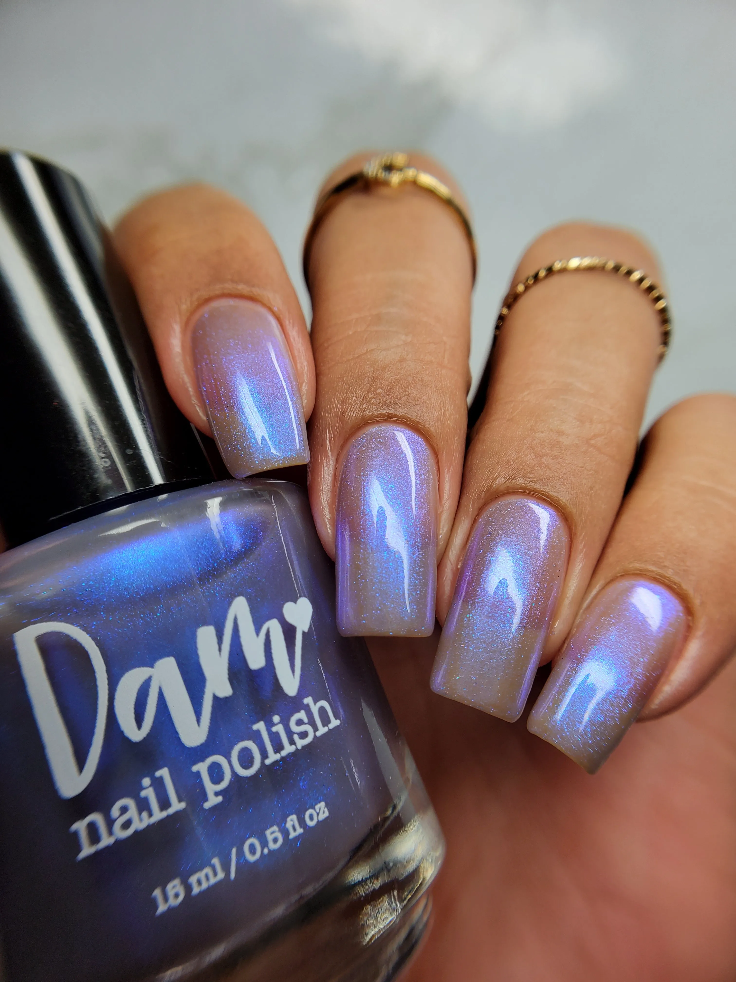 Dam Nail Polish - Trust The Shimmer Collection - Motherf*cking Purple Saber