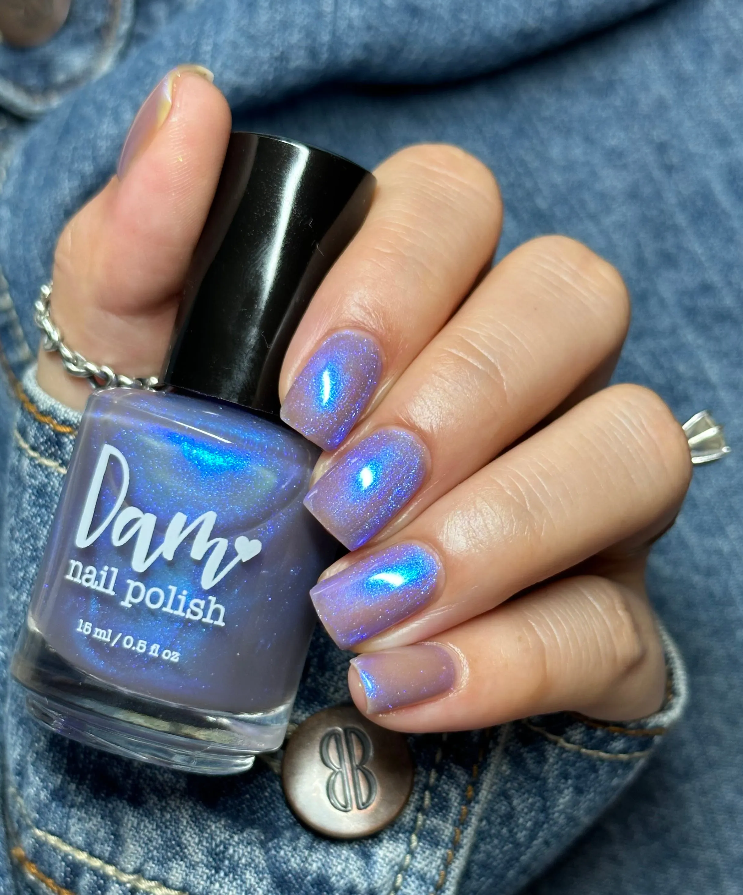 Dam Nail Polish - Trust The Shimmer Collection - Motherf*cking Purple Saber