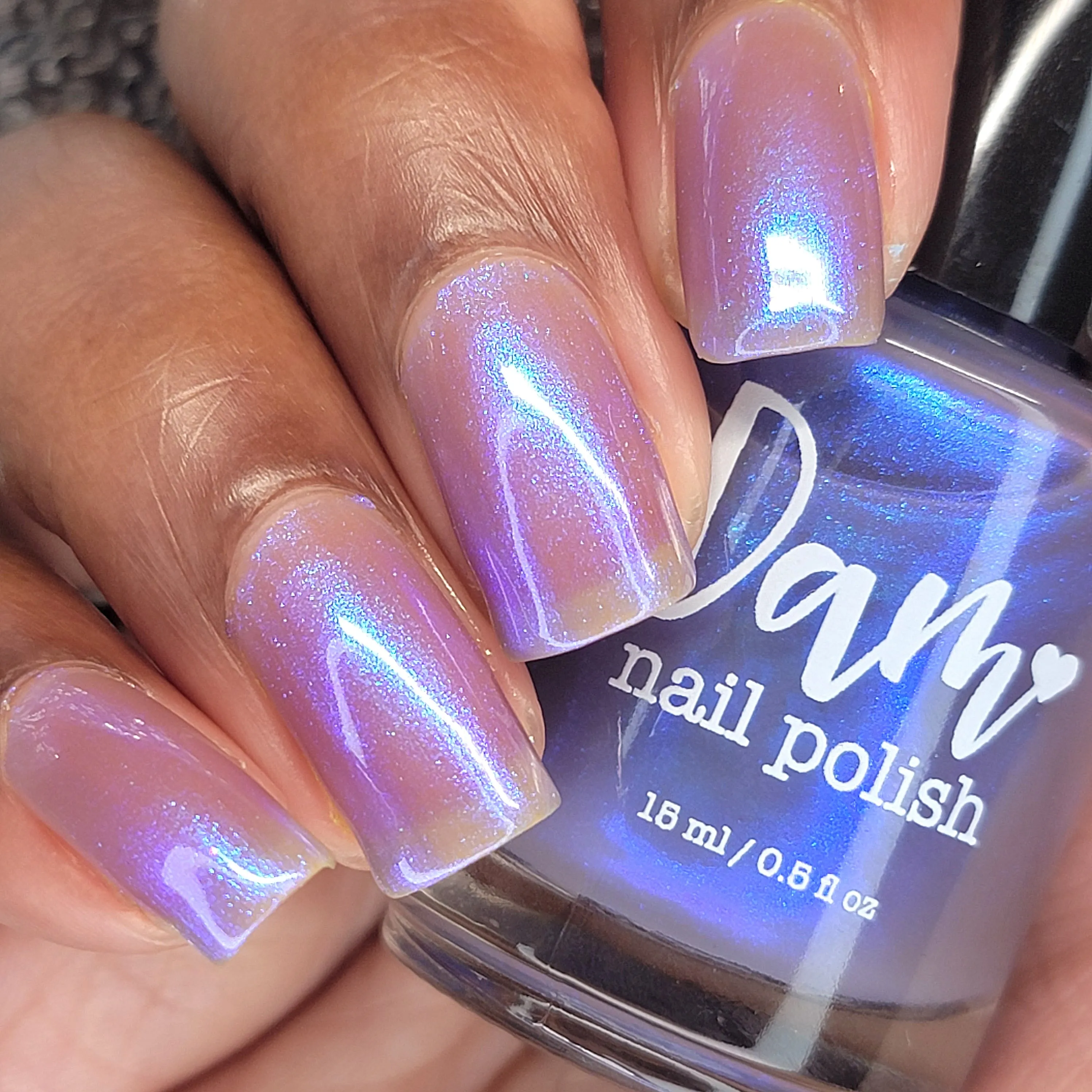 Dam Nail Polish - Trust The Shimmer Collection - Motherf*cking Purple Saber