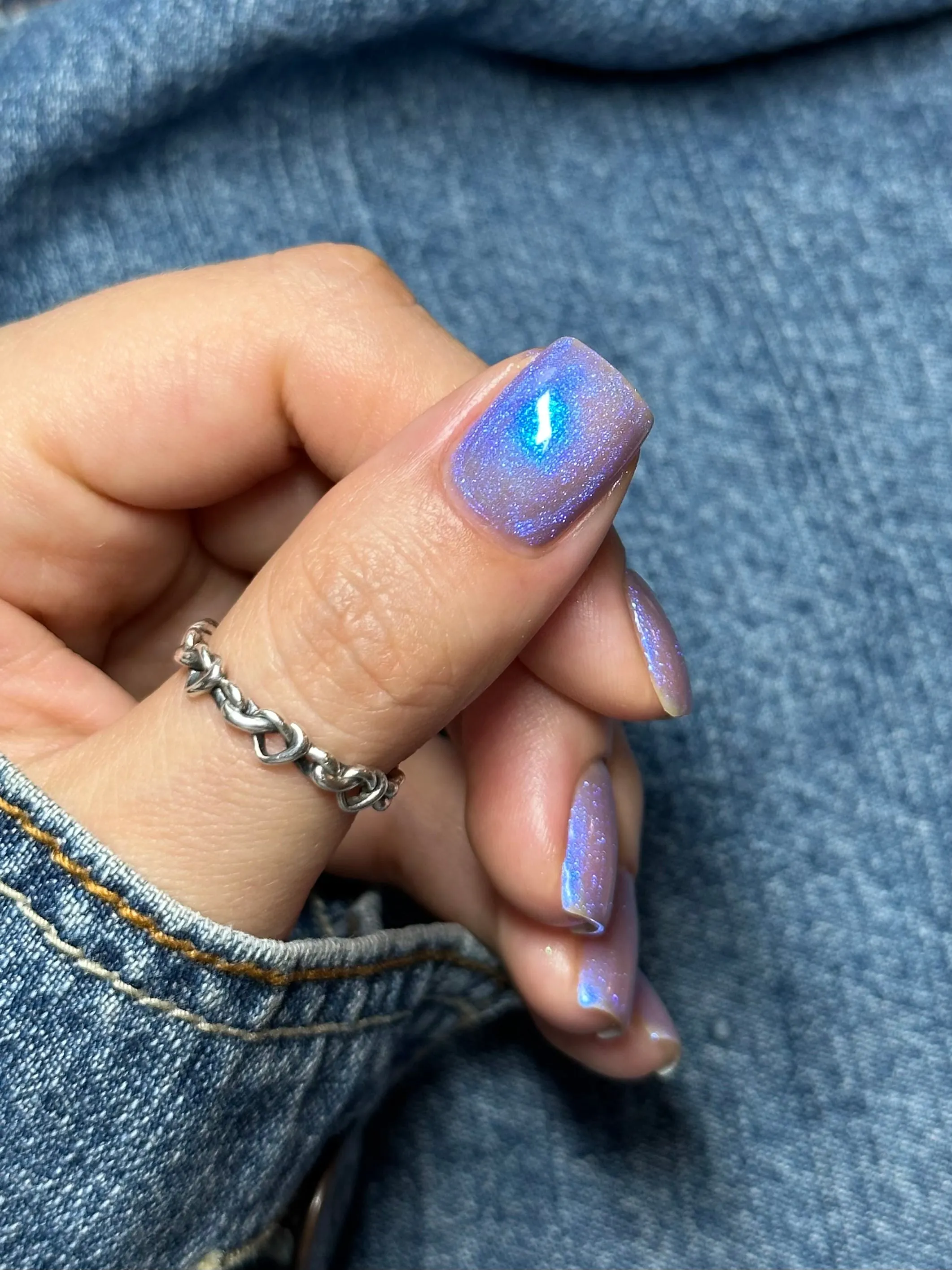Dam Nail Polish - Trust The Shimmer Collection - Motherf*cking Purple Saber