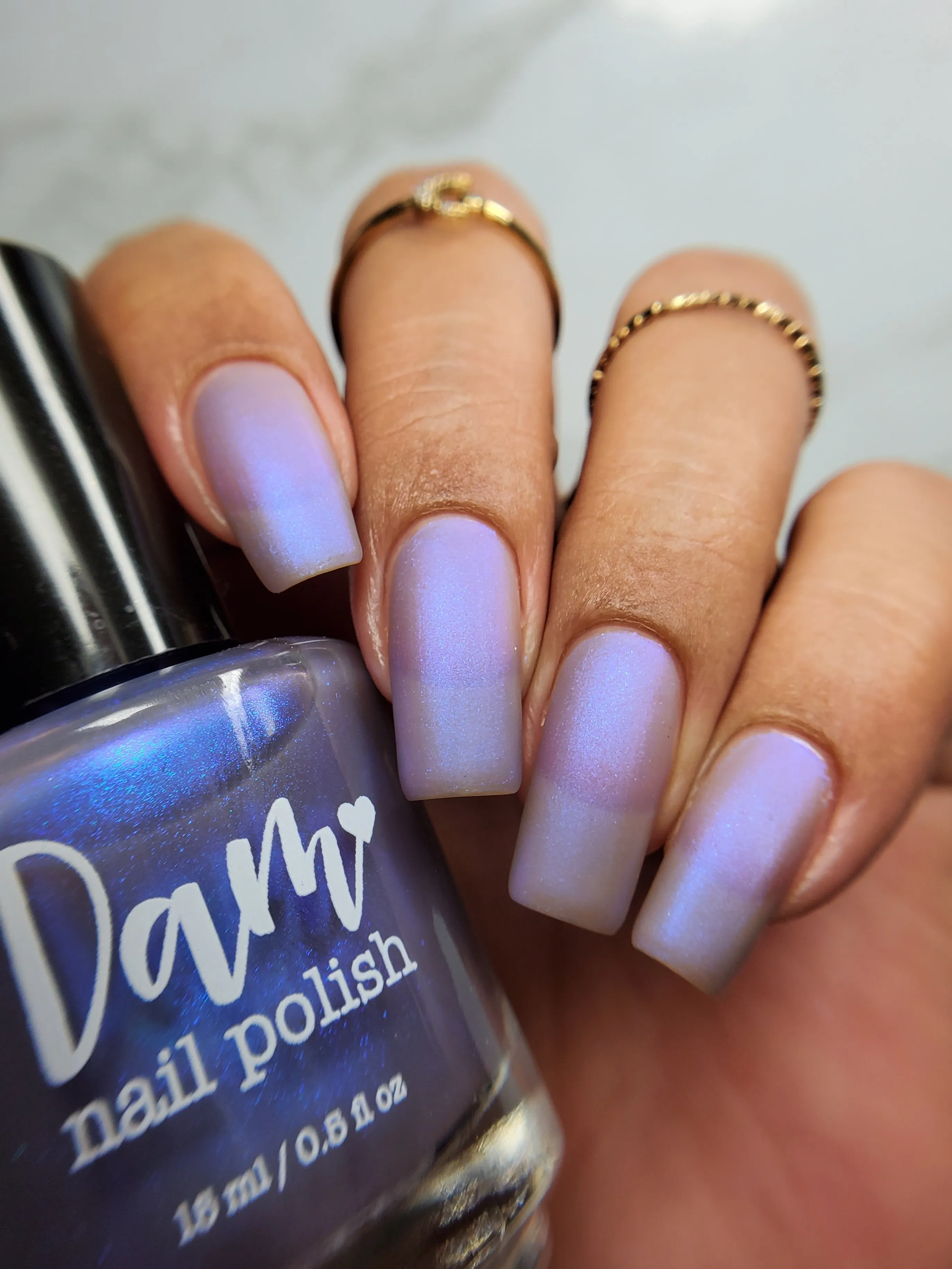 Dam Nail Polish - Trust The Shimmer Collection - Motherf*cking Purple Saber