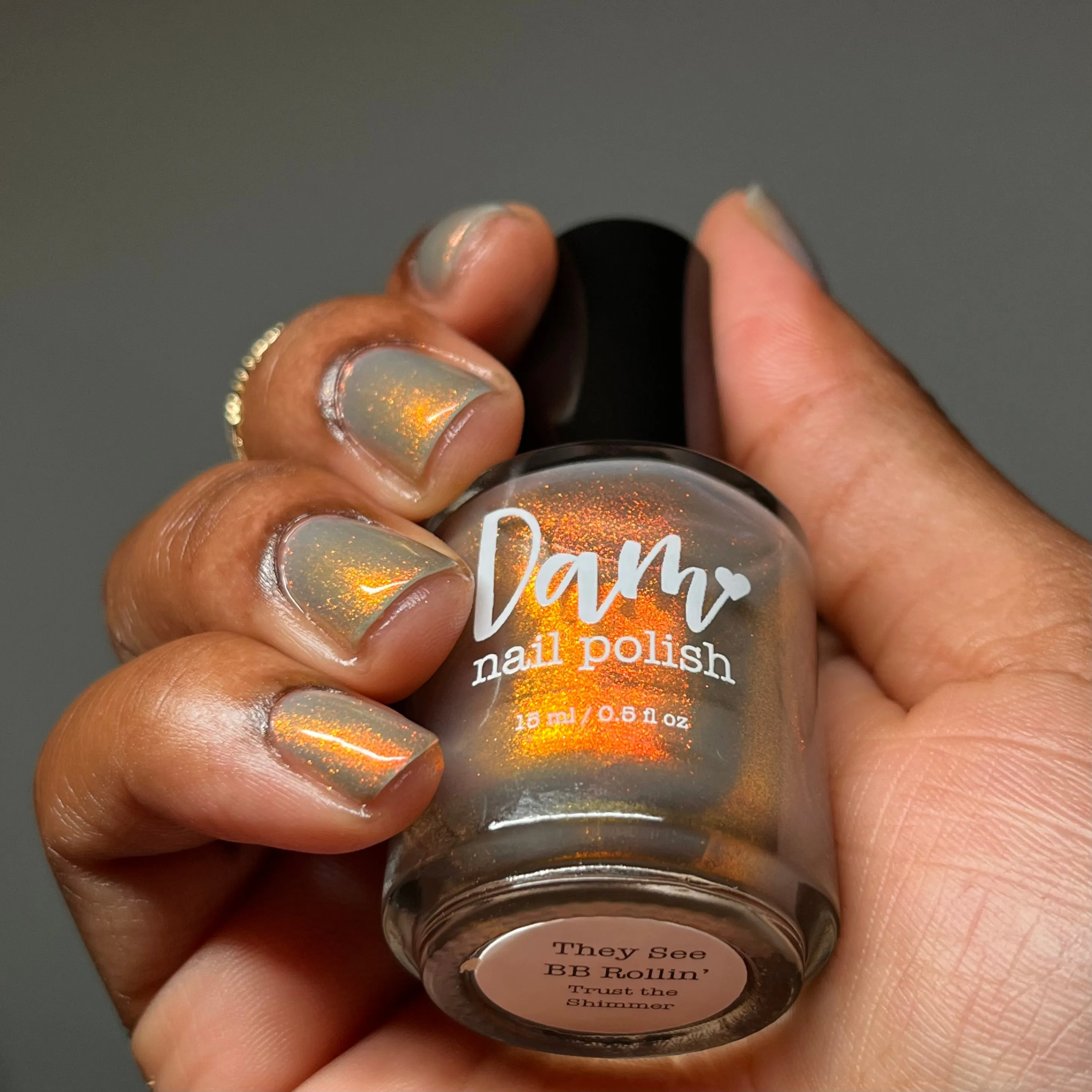 Dam Nail Polish - Trust The Shimmer Collection - They See BB Rollin'