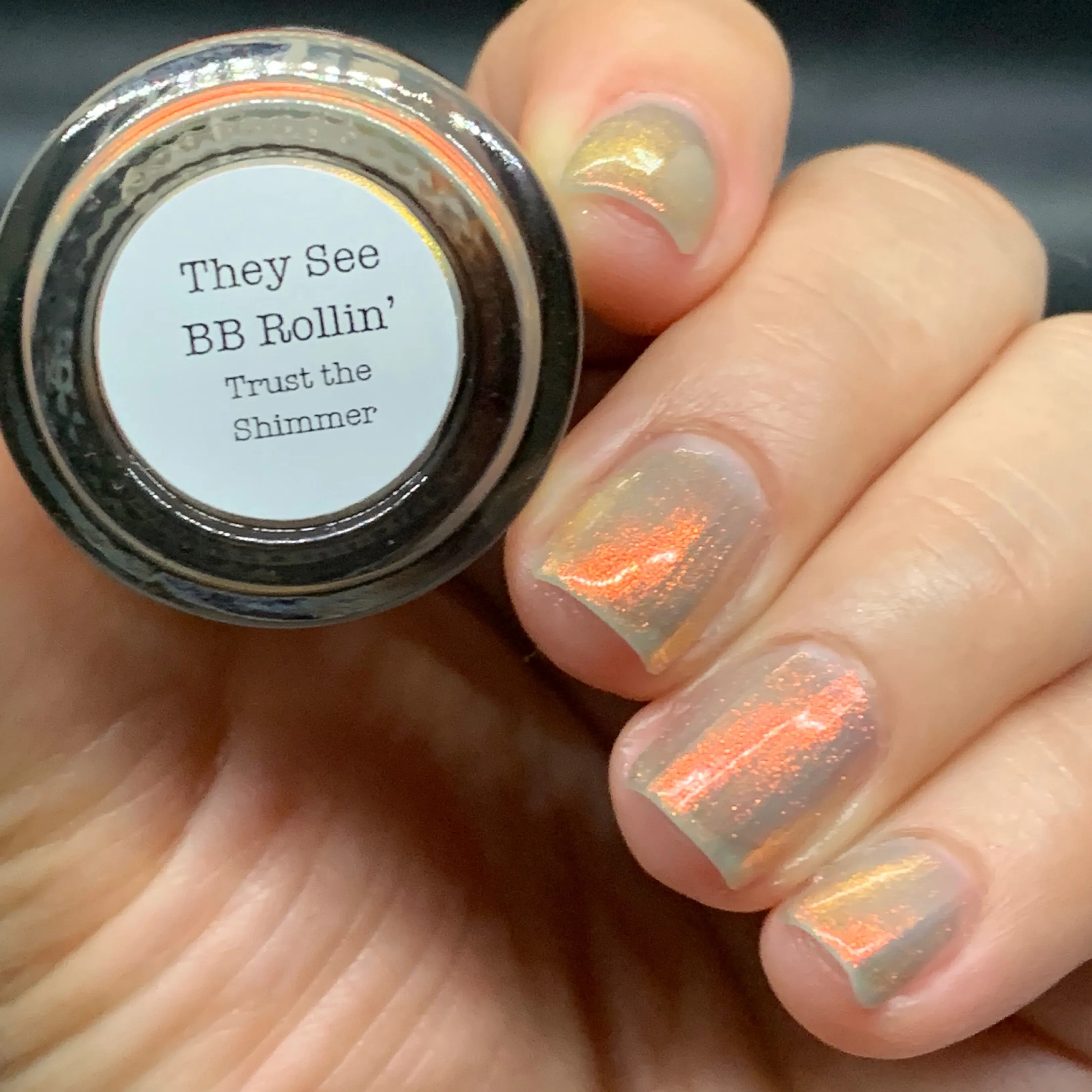 Dam Nail Polish - Trust The Shimmer Collection - They See BB Rollin'
