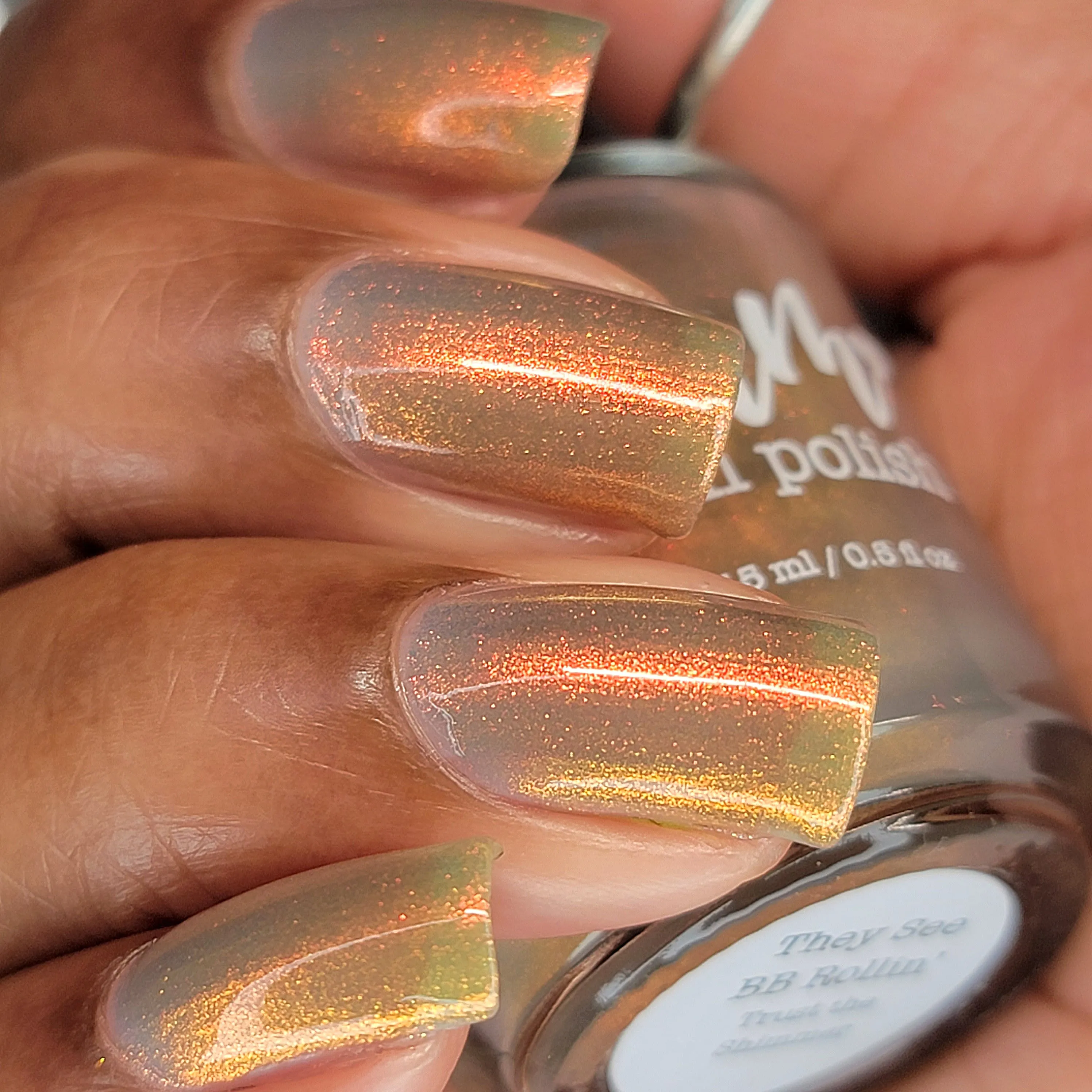 Dam Nail Polish - Trust The Shimmer Collection - They See BB Rollin'