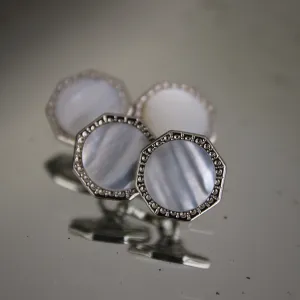 Deco Lustrous M.O.P. Cufflinks
