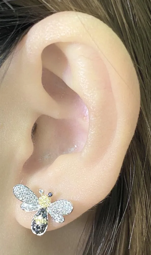 Diamond & Gemstone Earrings CE121Y