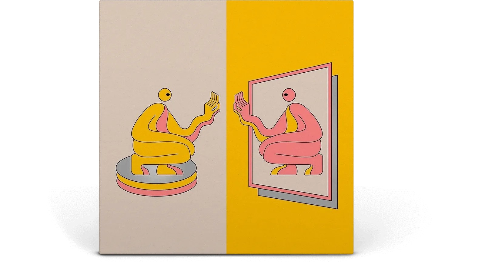 DJ Seinfeld : Mirrors (Ltd Pink & Yellow Vinyl)