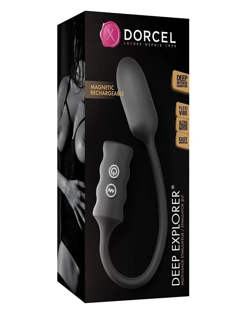 Dorcel - Deep Explorer Vibrator - Zwart/Goud