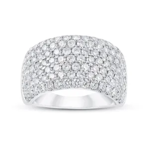 Dress Ring with 2.00ct of Laboratory Grown Diamonds in 9ct White Gold