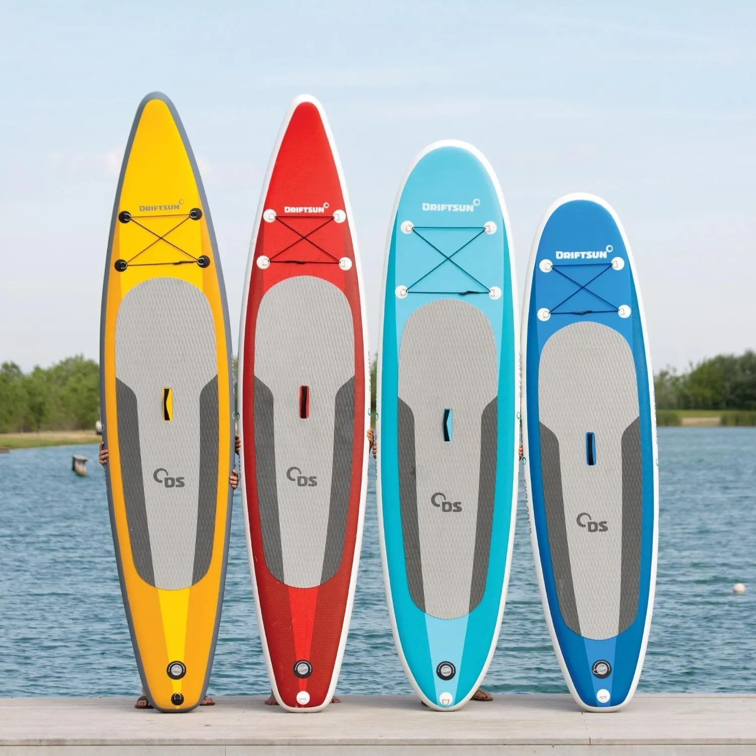 Driftsun 10' Explorer Inflatable Stand Up Paddleboard for Beginner - All Around Use