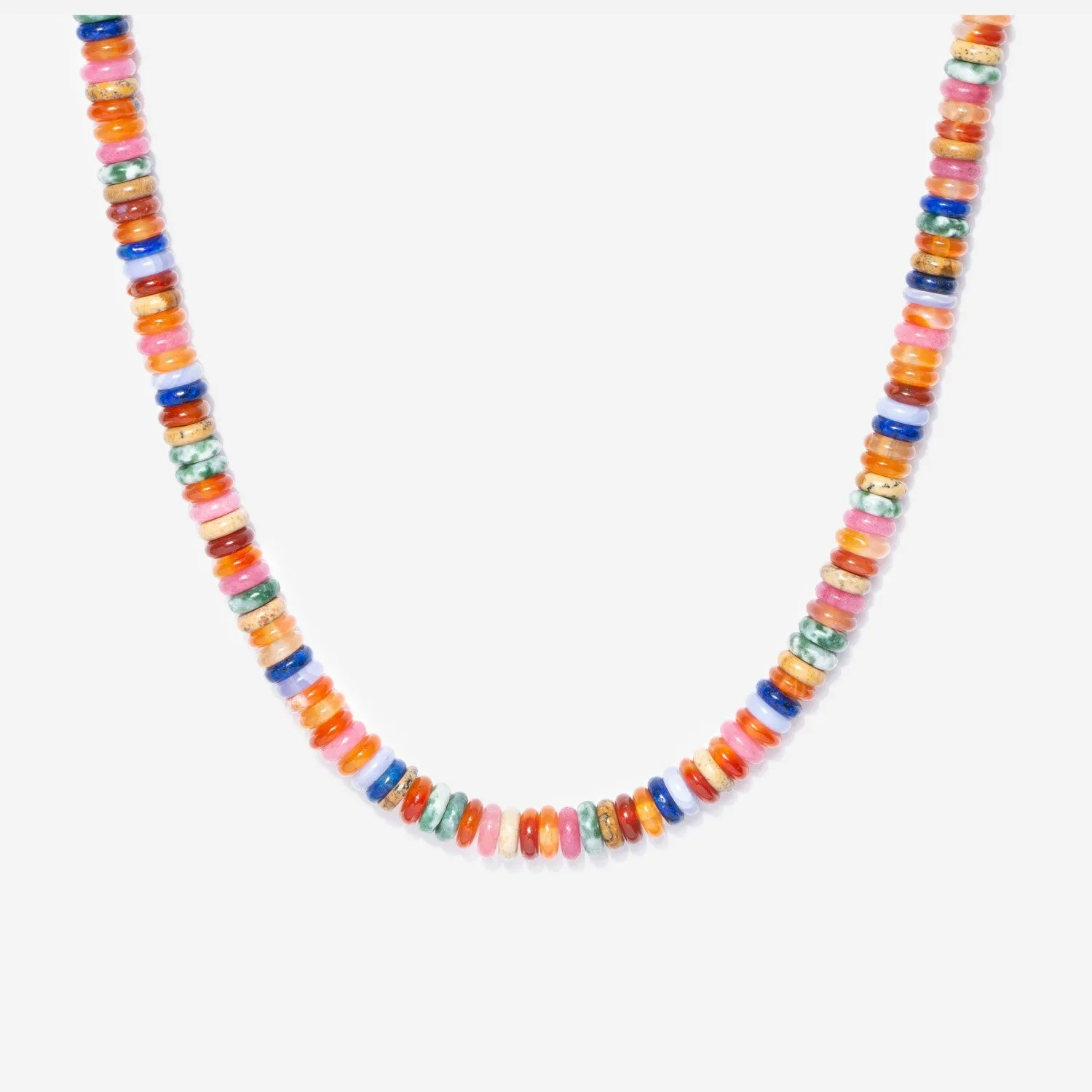 Elena Mixed Gemstone Necklace
