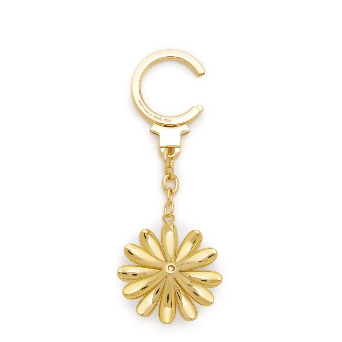 Enamel Daisy Keychain