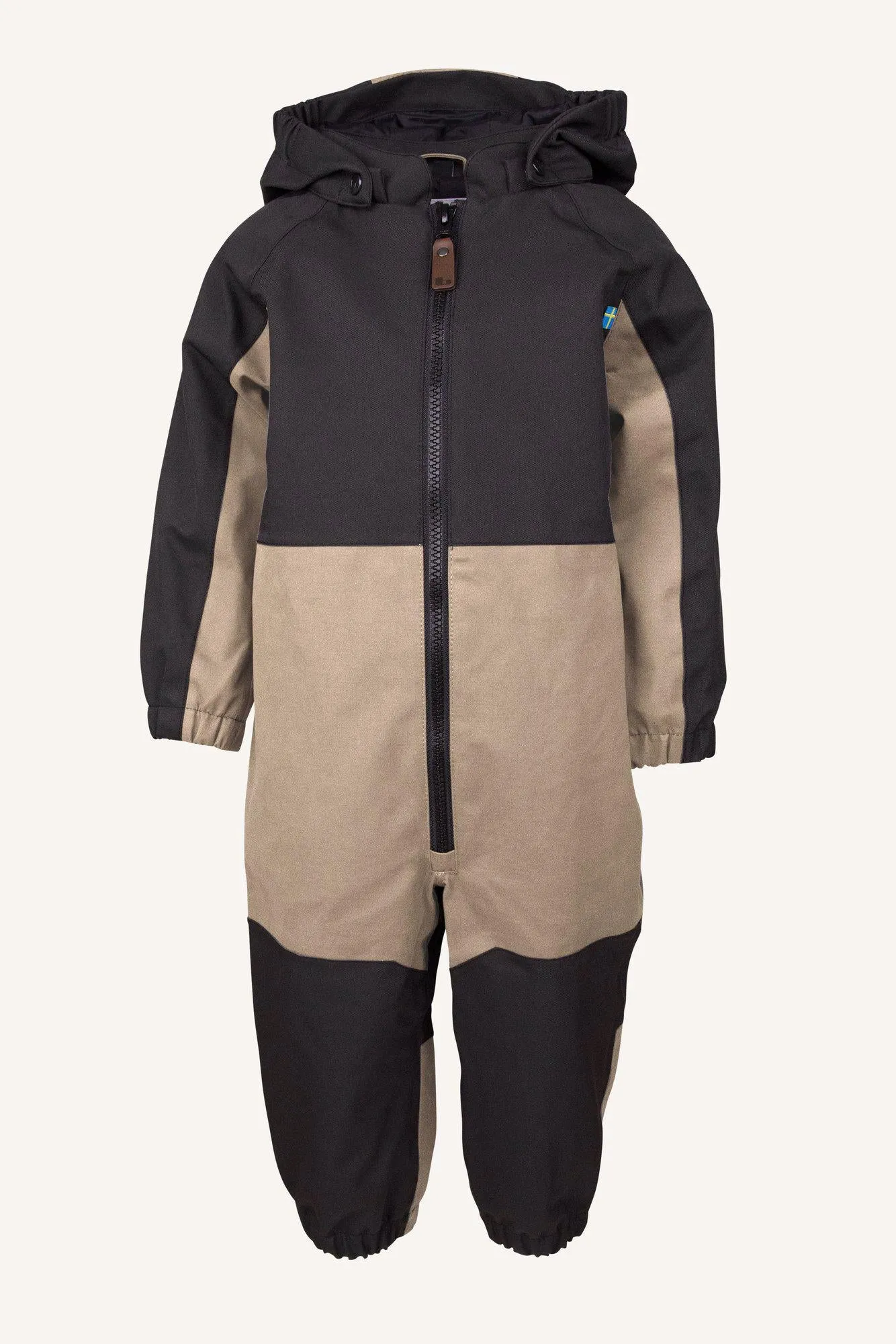 EXPLORER SHELL BABY OVERALL - BEIGE