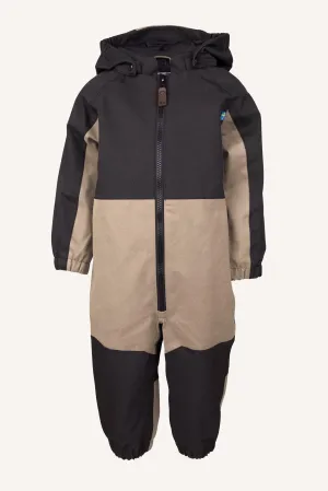 EXPLORER SHELL BABY OVERALL - BEIGE