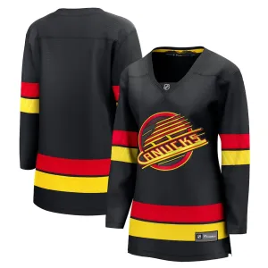 Fanatics Breakaway Womens Alternate Jersey - Vancouver Canucks Black Third Skate