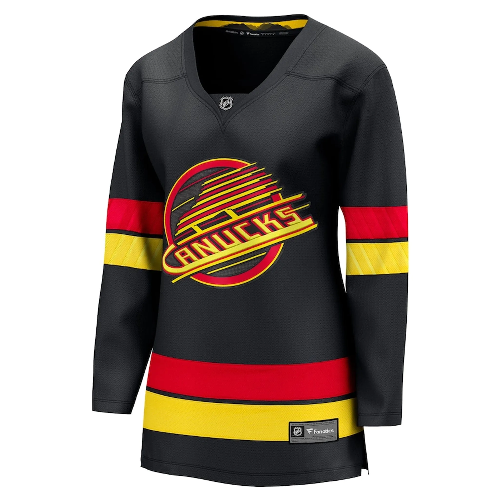 Fanatics Breakaway Womens Alternate Jersey - Vancouver Canucks Black Third Skate
