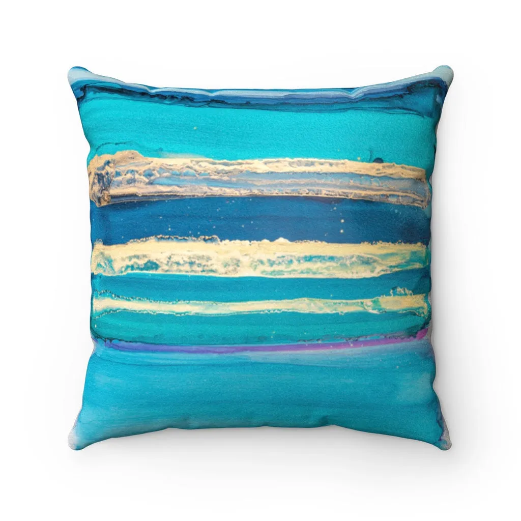 Faux Suede Square Pillow - Kai