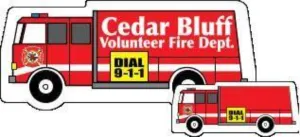Fire Truck Mini Magnet  - #403609