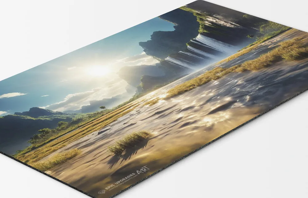 Flooded Strand Reimagined Playmat | 24"x14" Azorius Magic the Gathering MTG