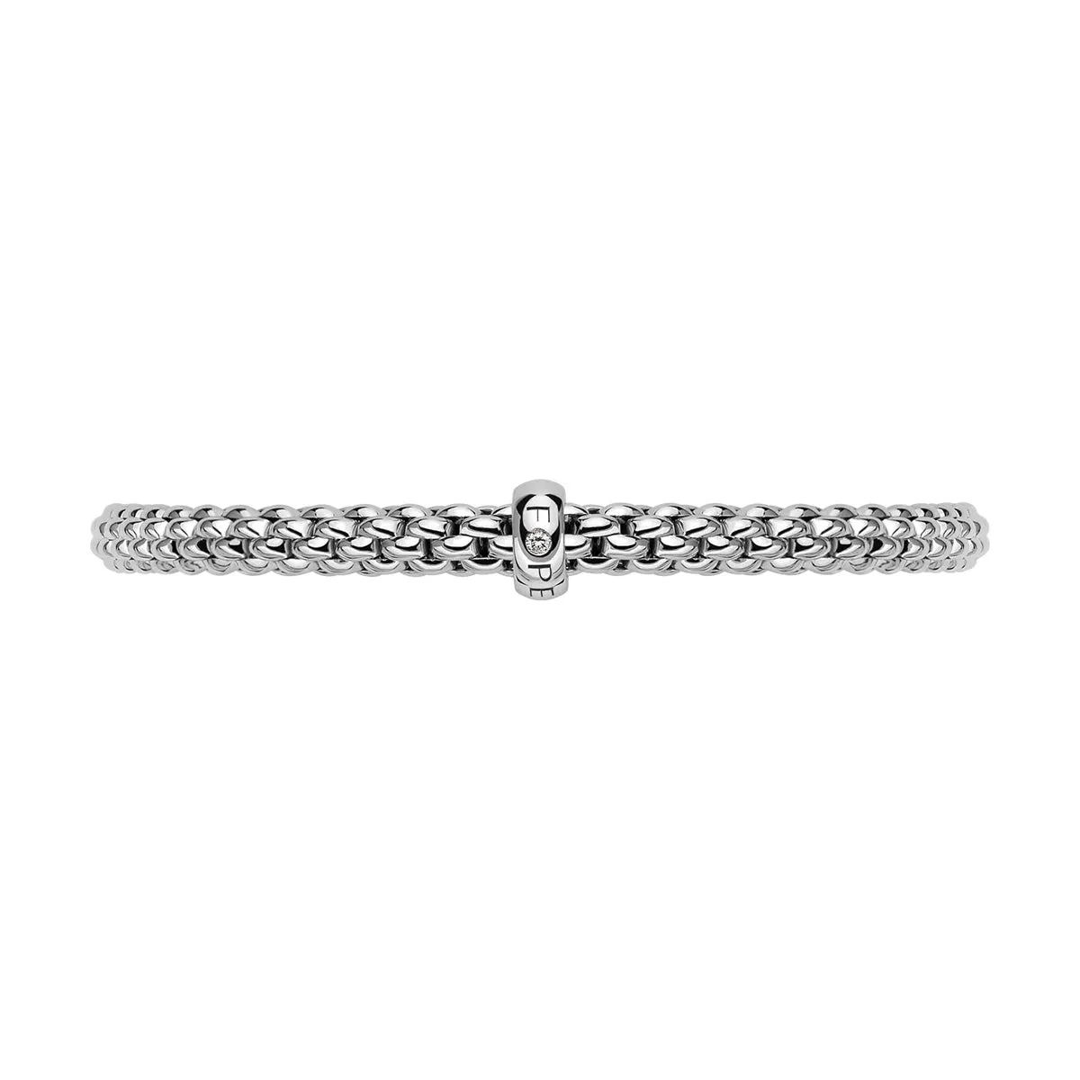 FOPE Solo Flex'it Bracelet With A White Diamond