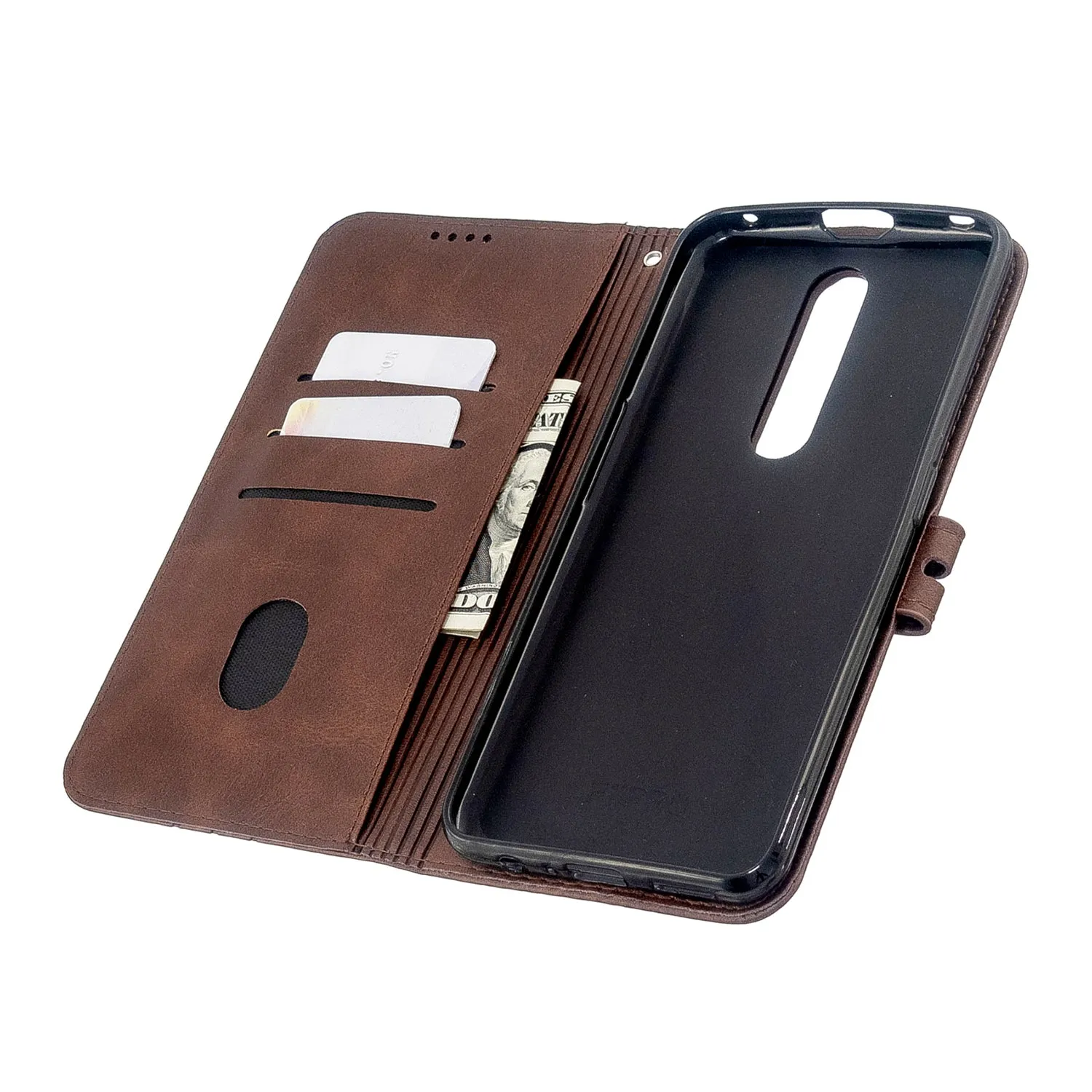 For OPPO F11/F11 Pro Case Soft Leather Cover with Denim Texture Precise Cutouts Wallet Design Buckle Closure Smartphone Shell  yellow