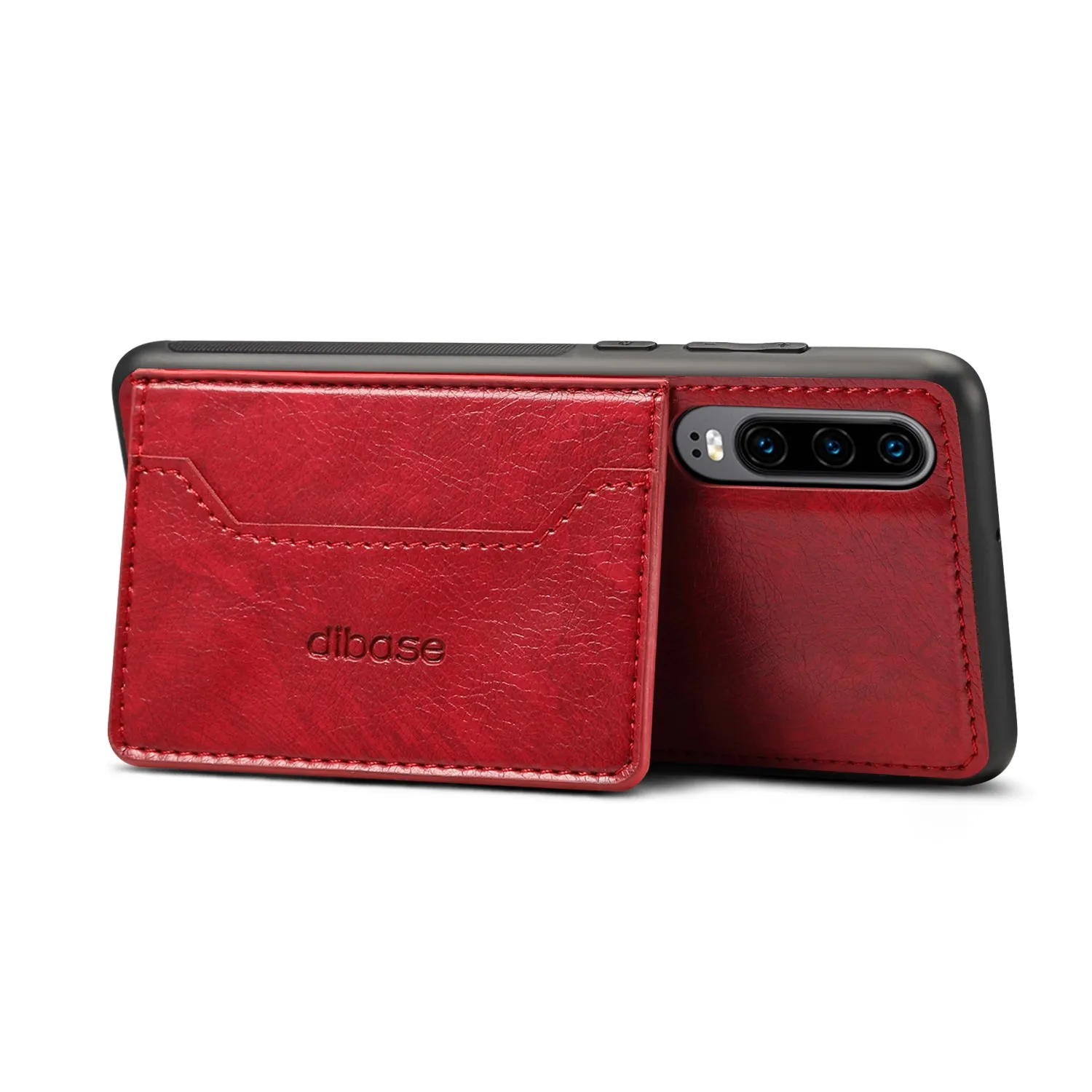 For Samsung A50 Retro PU Leather Wallet Card Holder Stand Non-slip Shockproof Cell Phone Case brown