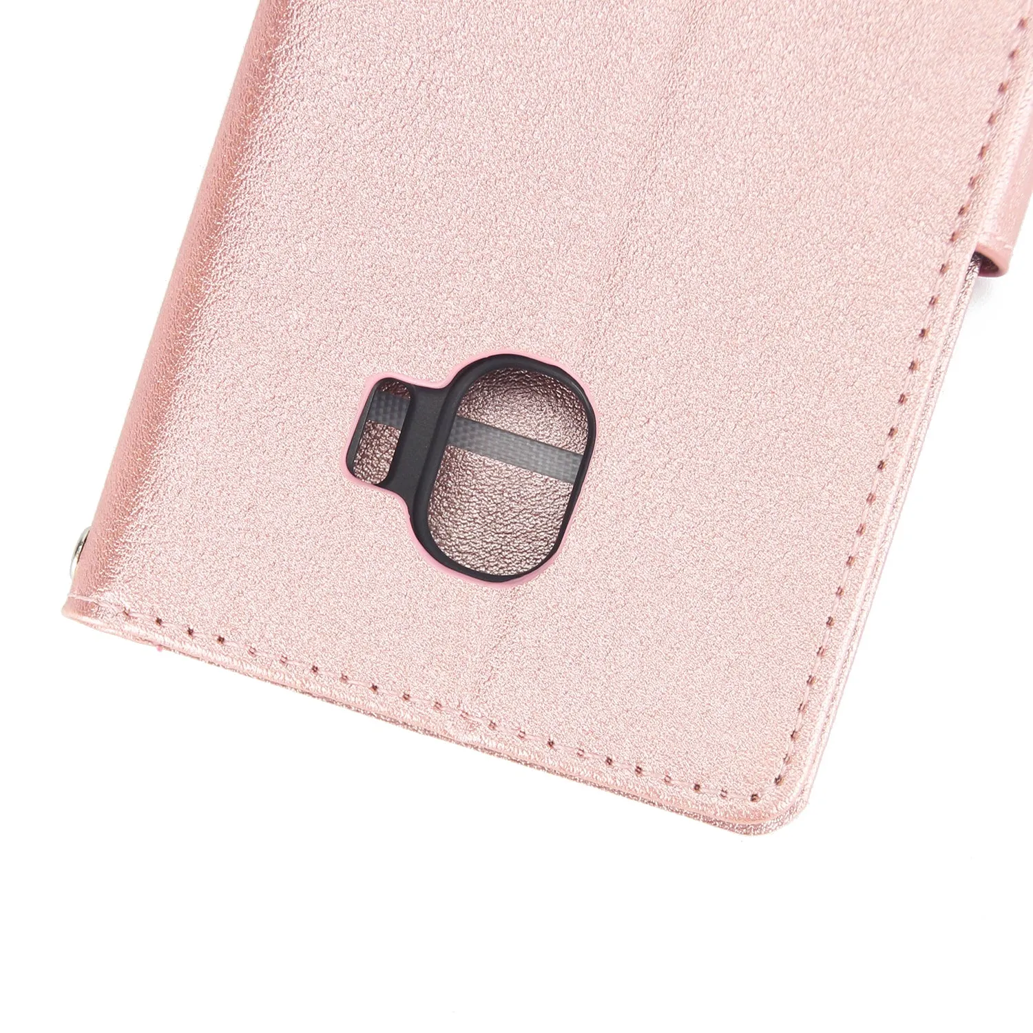 For Samsung J2 PRO 2018/Grand Prime Pro/J250 PU Cell Phone Case Protective Cover Shell with Buckle brown
